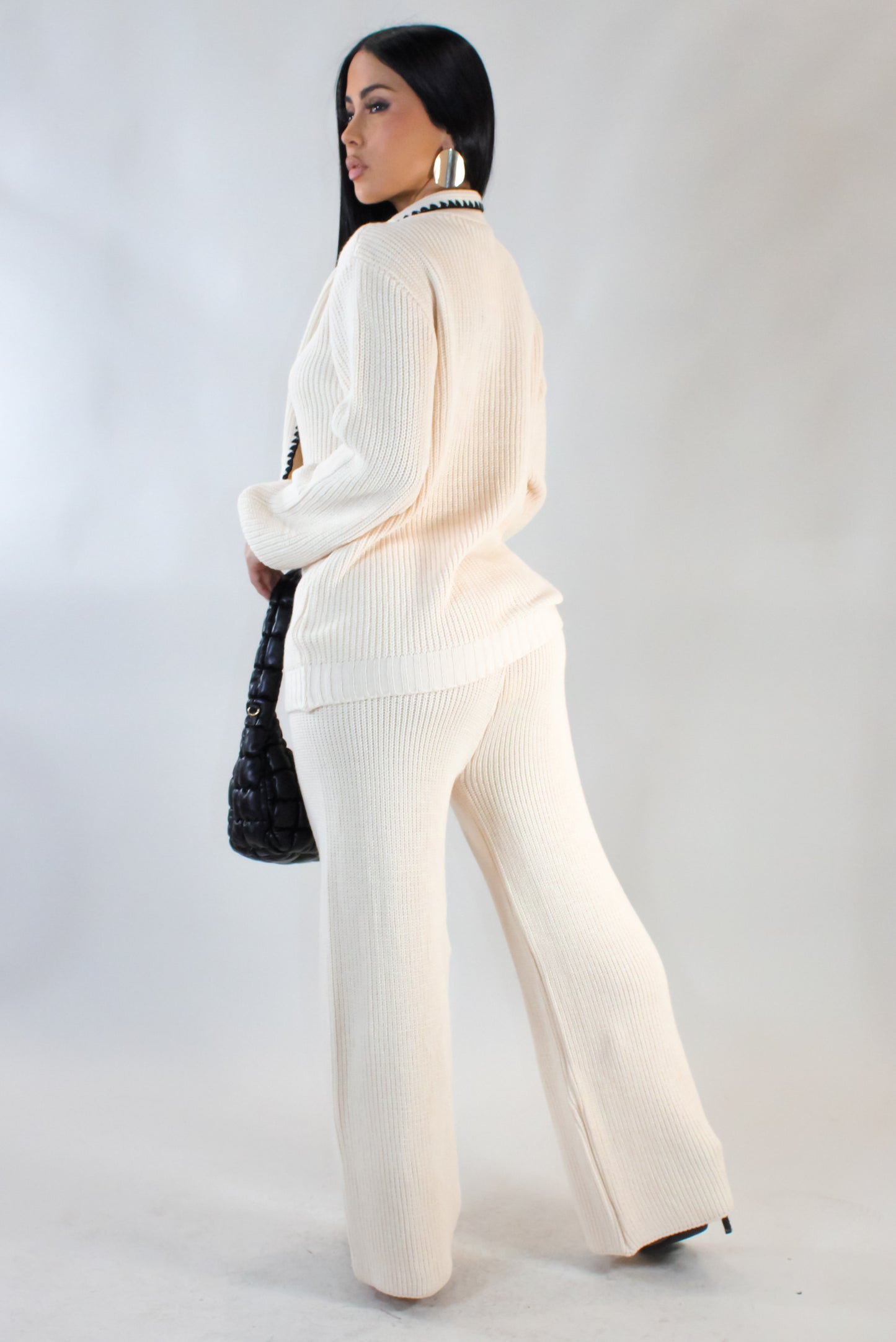 Stay Warm Pant Set - Beige