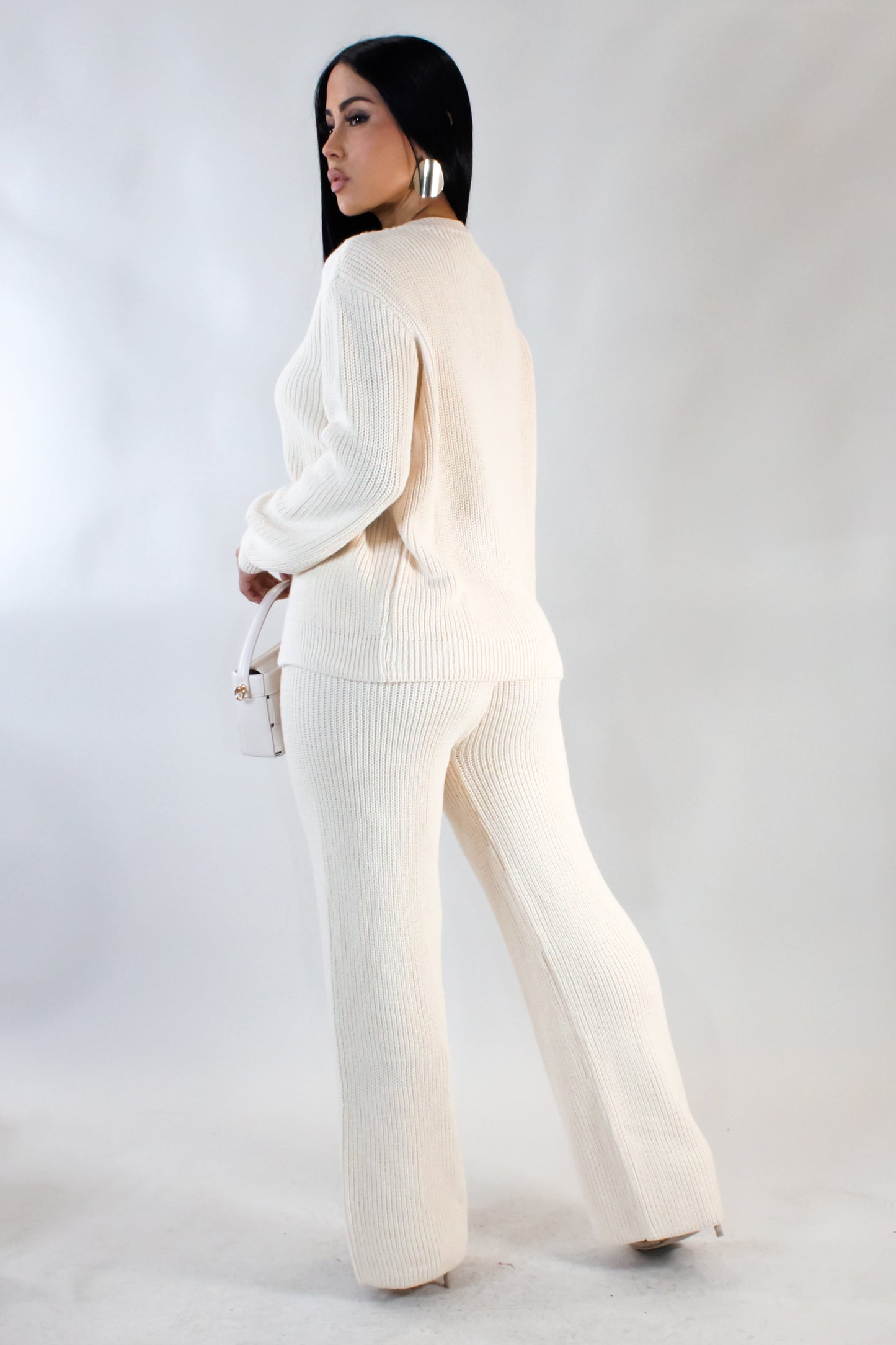 Let Me Know Pant Set - Beige