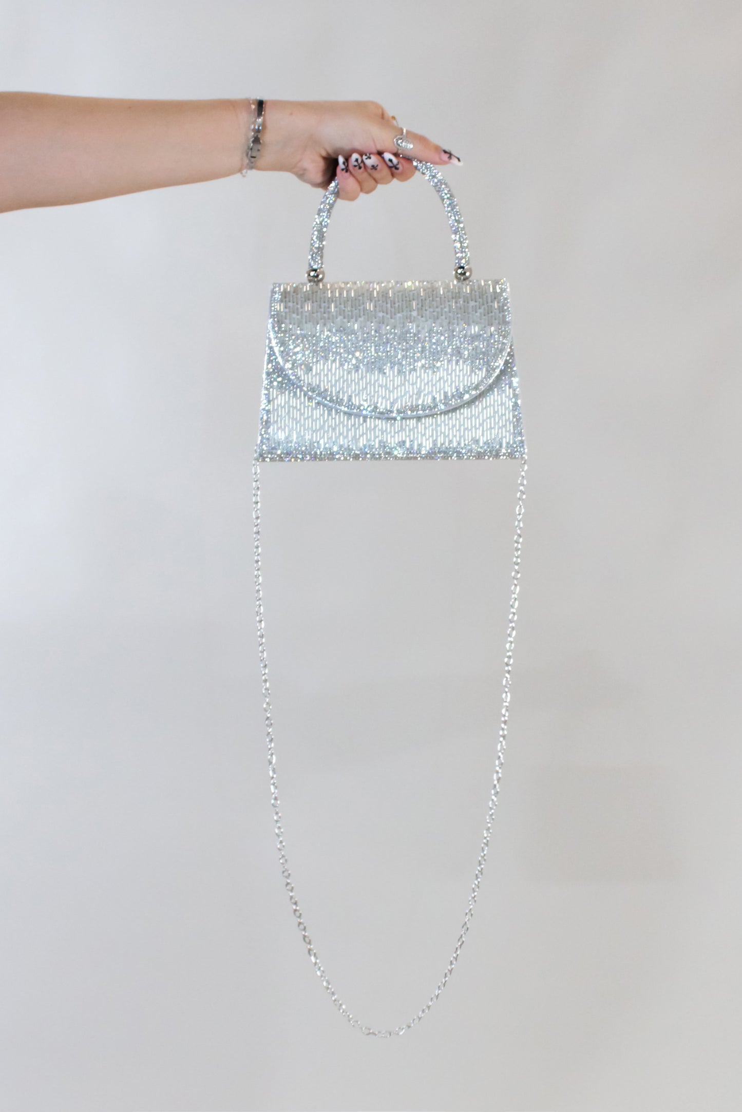 Eye Catching Purse - Black - Gold - Silver