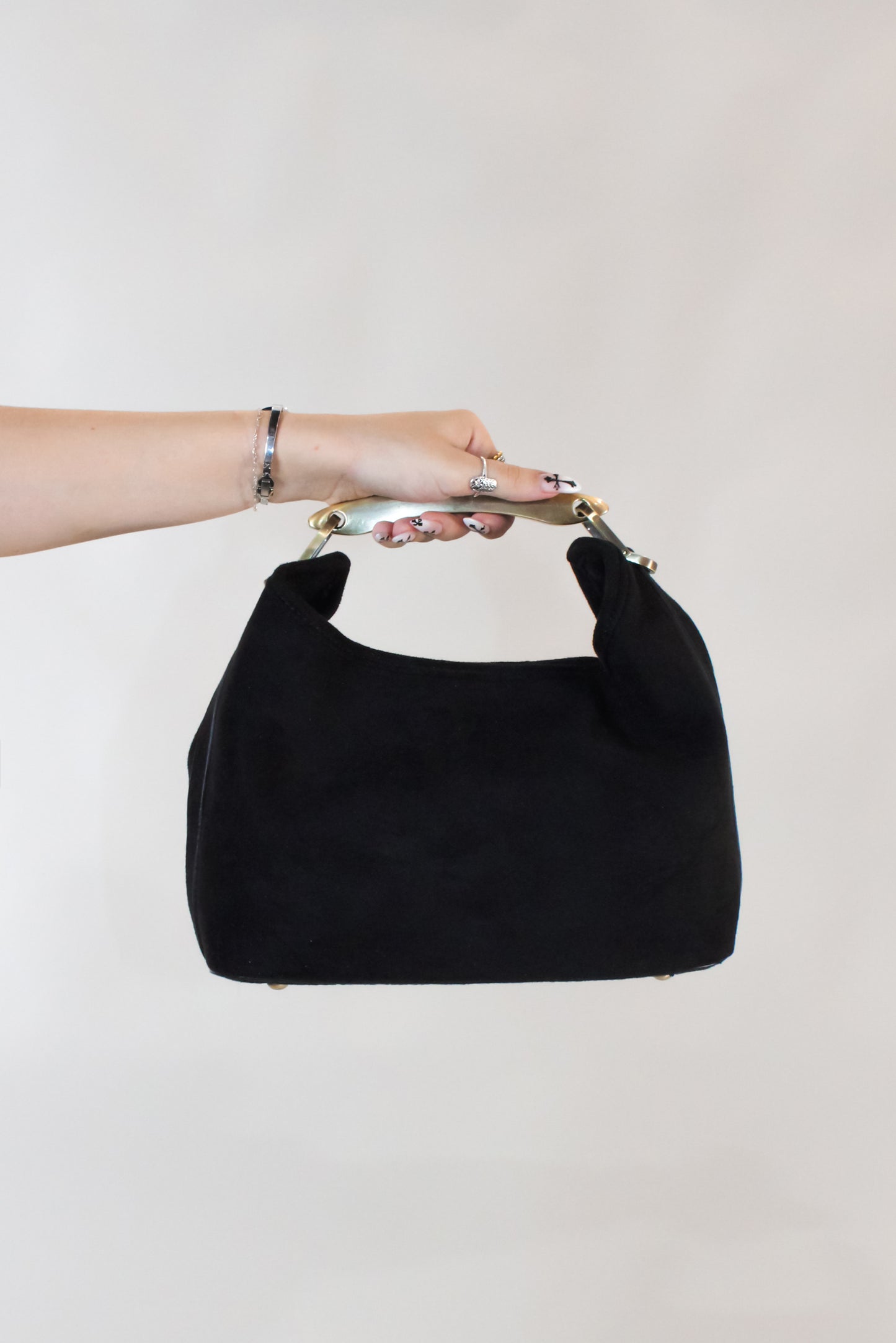 Just Right Purse - Black - Burgundy - Sage
