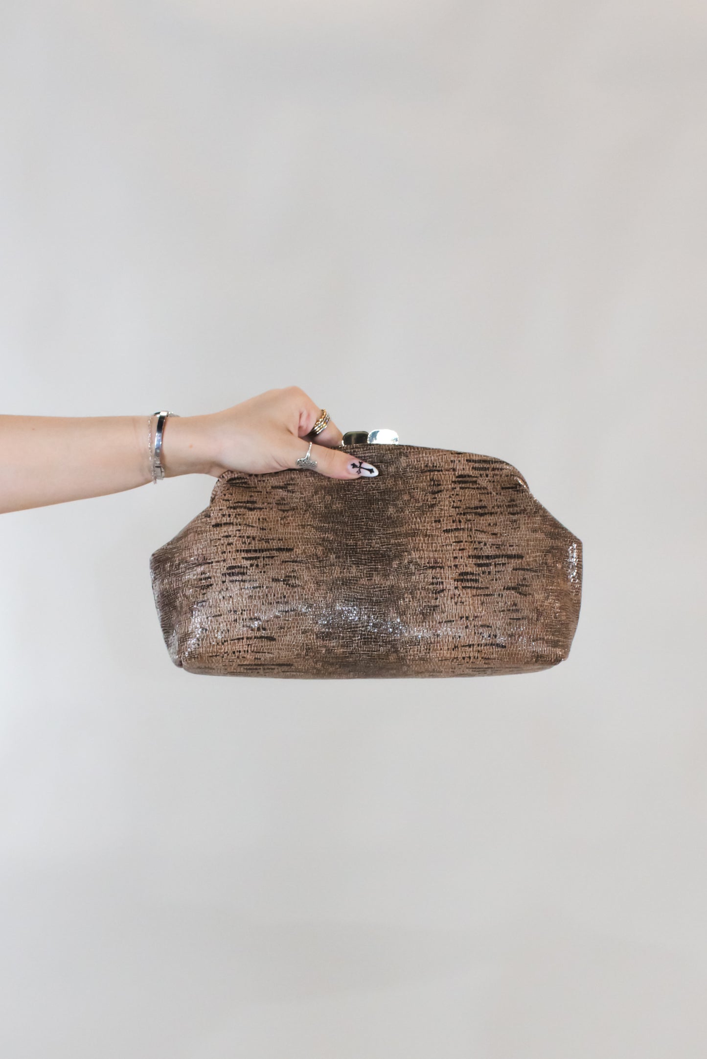 Hold Me Close Purse - Brown - Gold - Red - Black - Tan