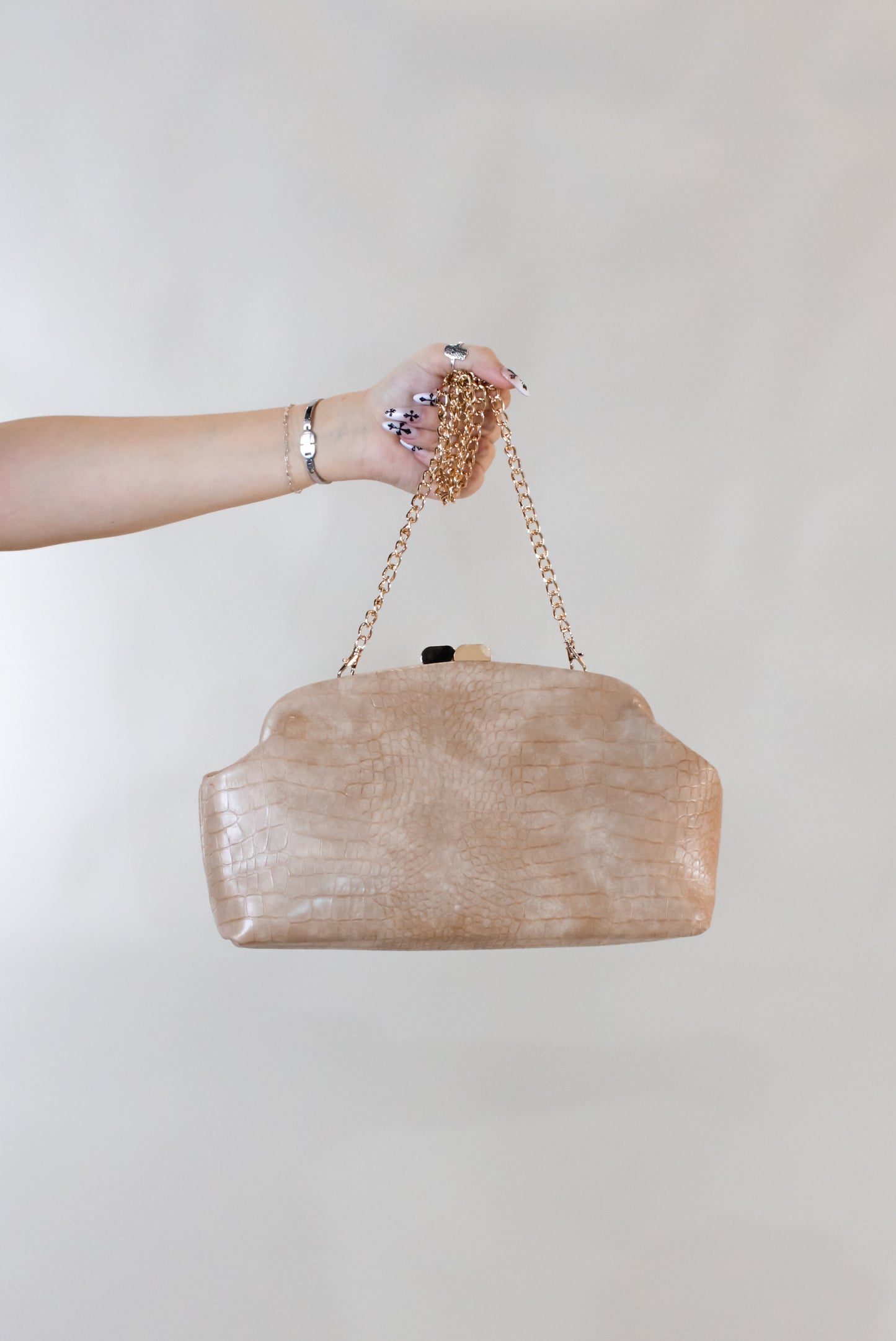 Hold Me Close Purse - Brown - Gold - Red - Black - Tan