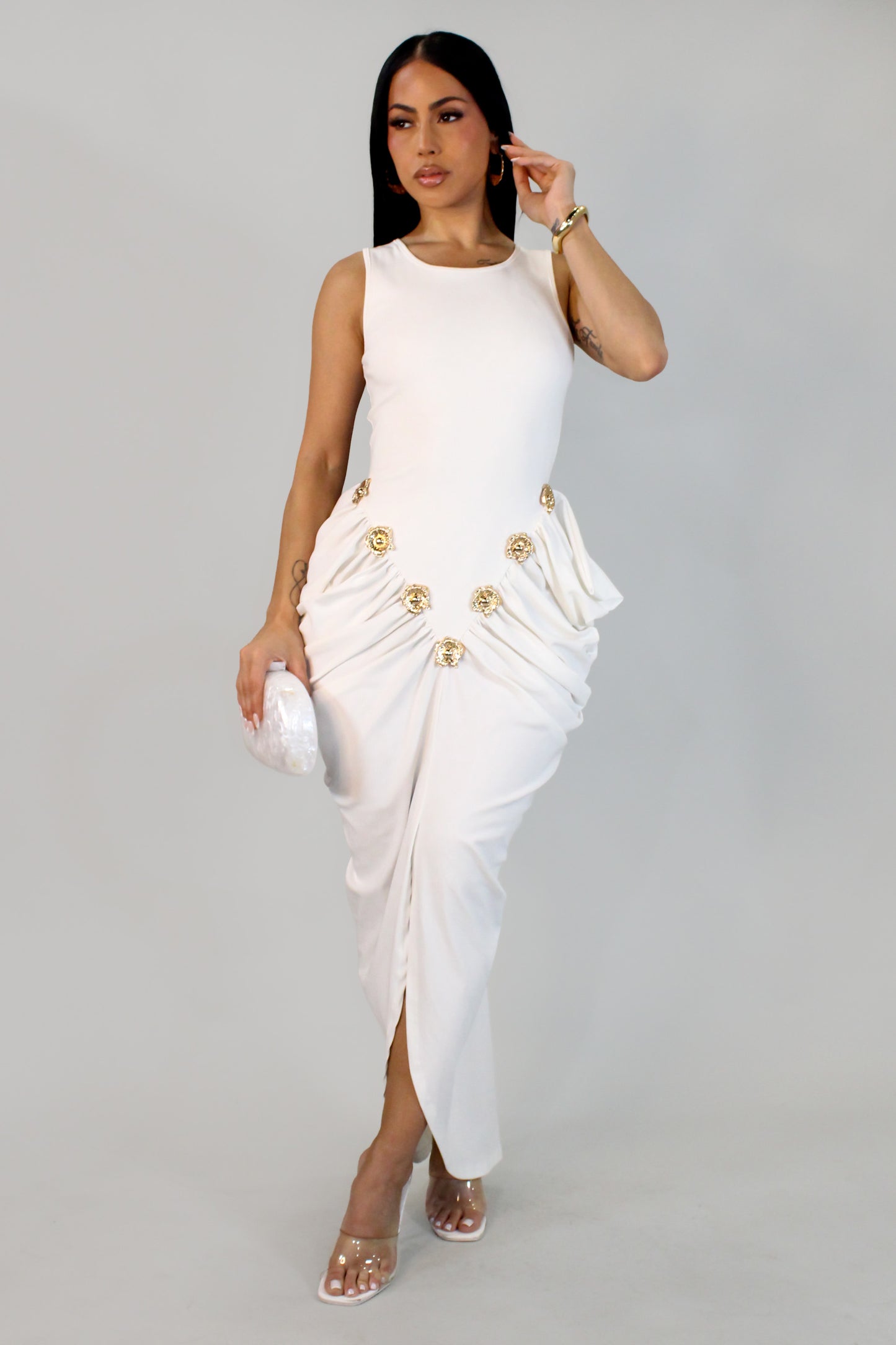 Venice III Dress - White