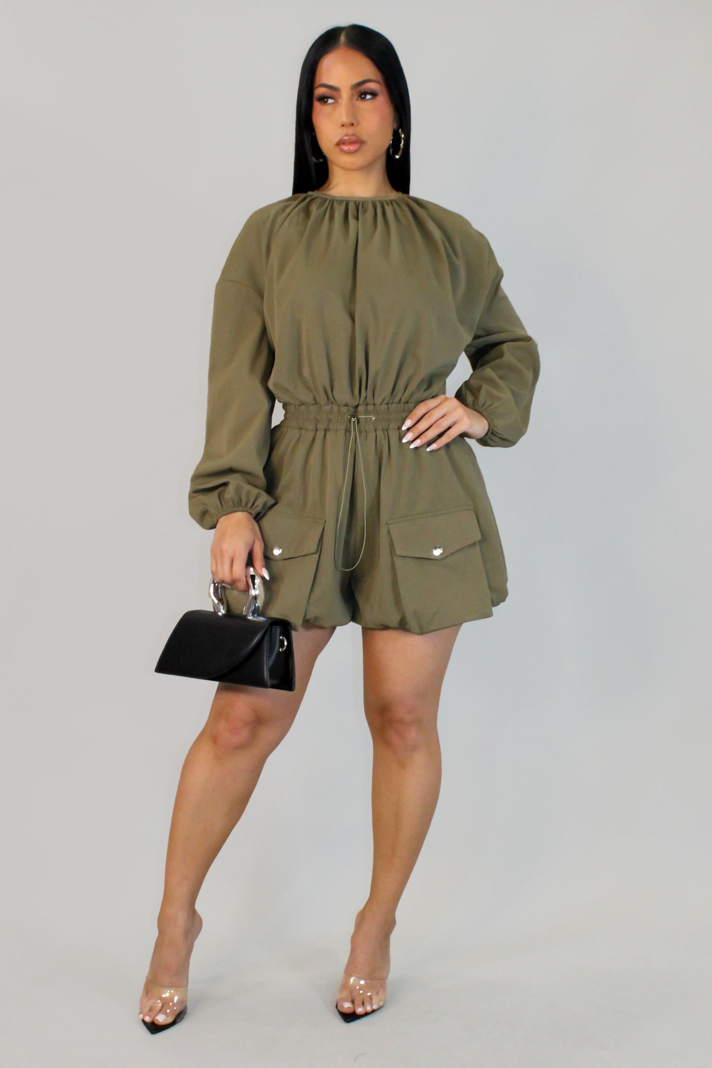 DayTime  Romper - Olive