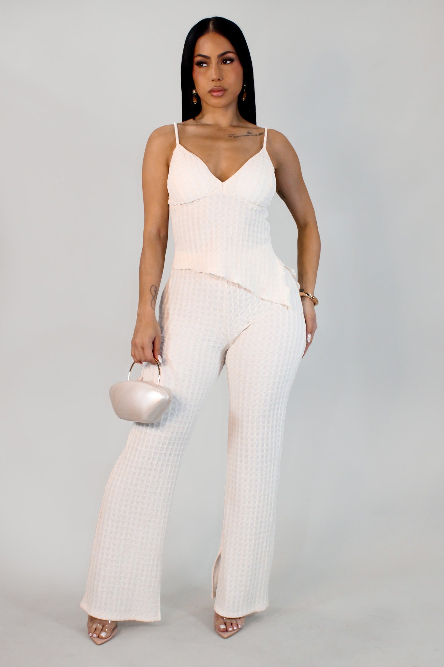 Belize Pant Set - Cream