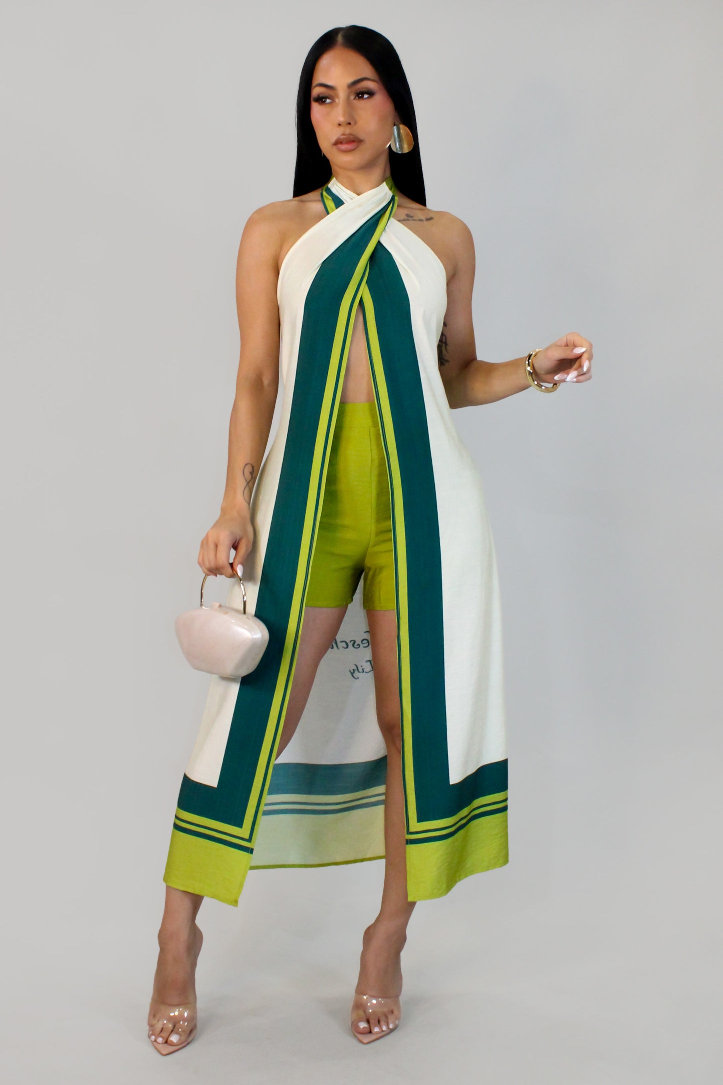 Naples II  Short Set - Green