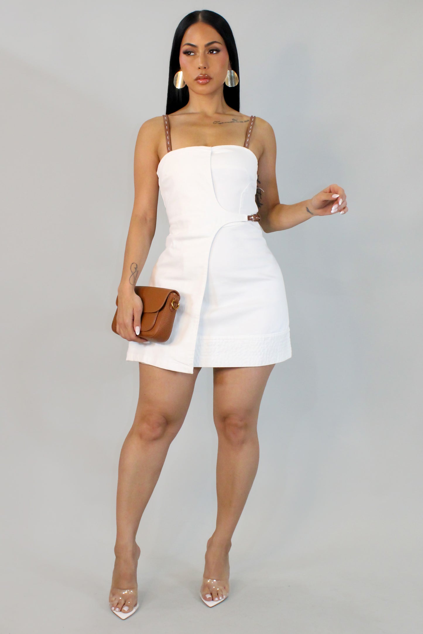 When In Rome Mini Dress - White