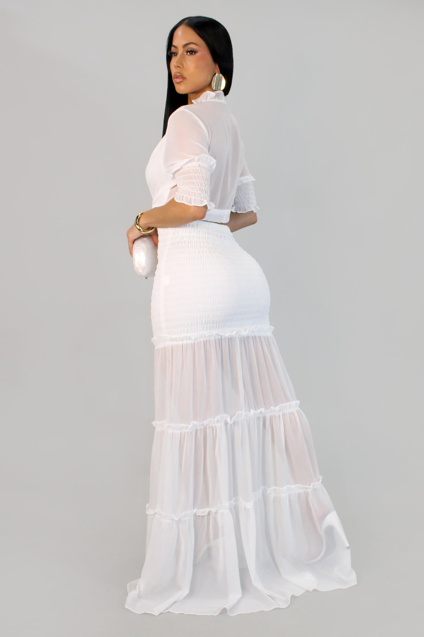 LiLys Skirt Set - White