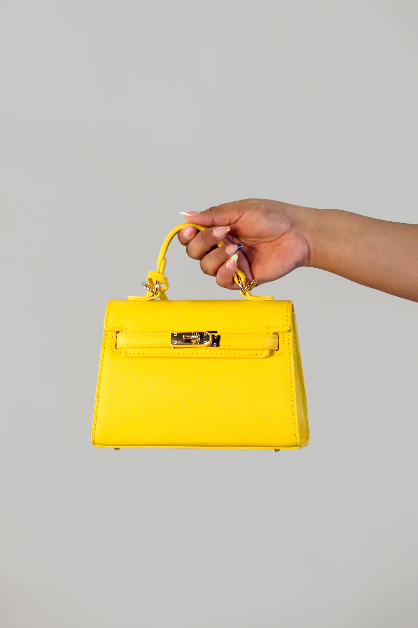 BBK Purse - Black-Green-Yellow-Fuchsia