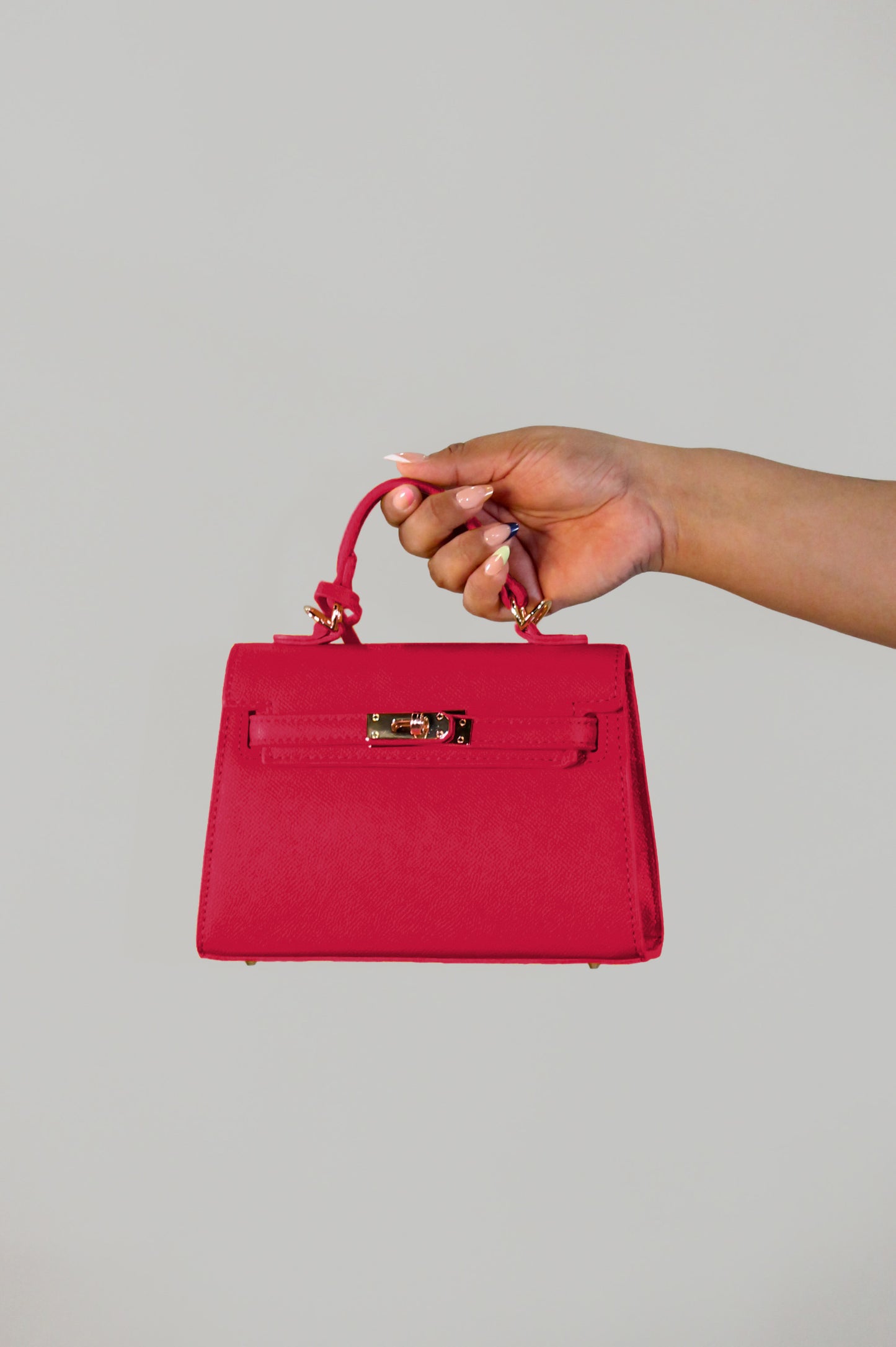 BBK Purse - Black-Green-Yellow-Fuchsia