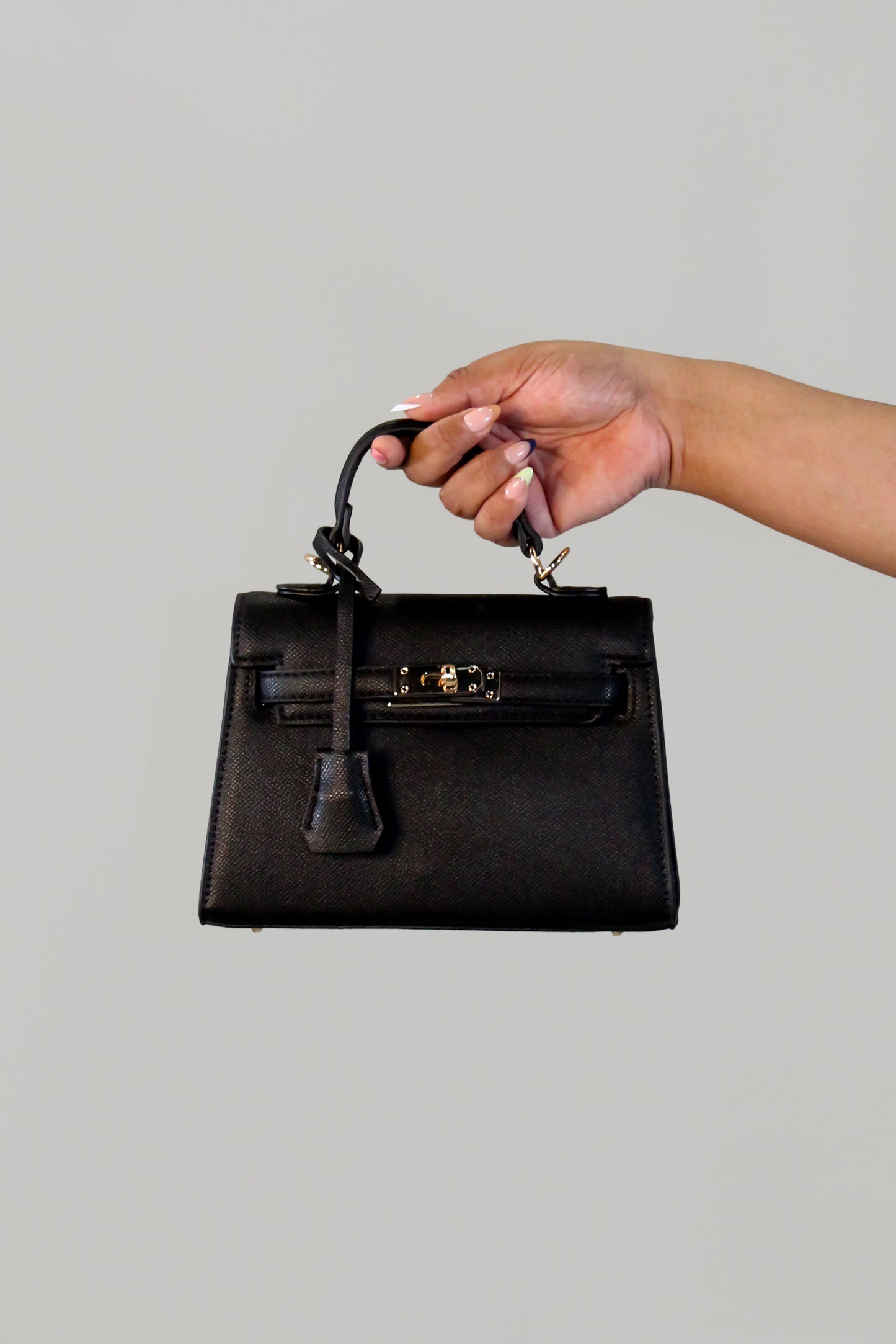 BBK Purse - Black-Green-Yellow-Fuchsia