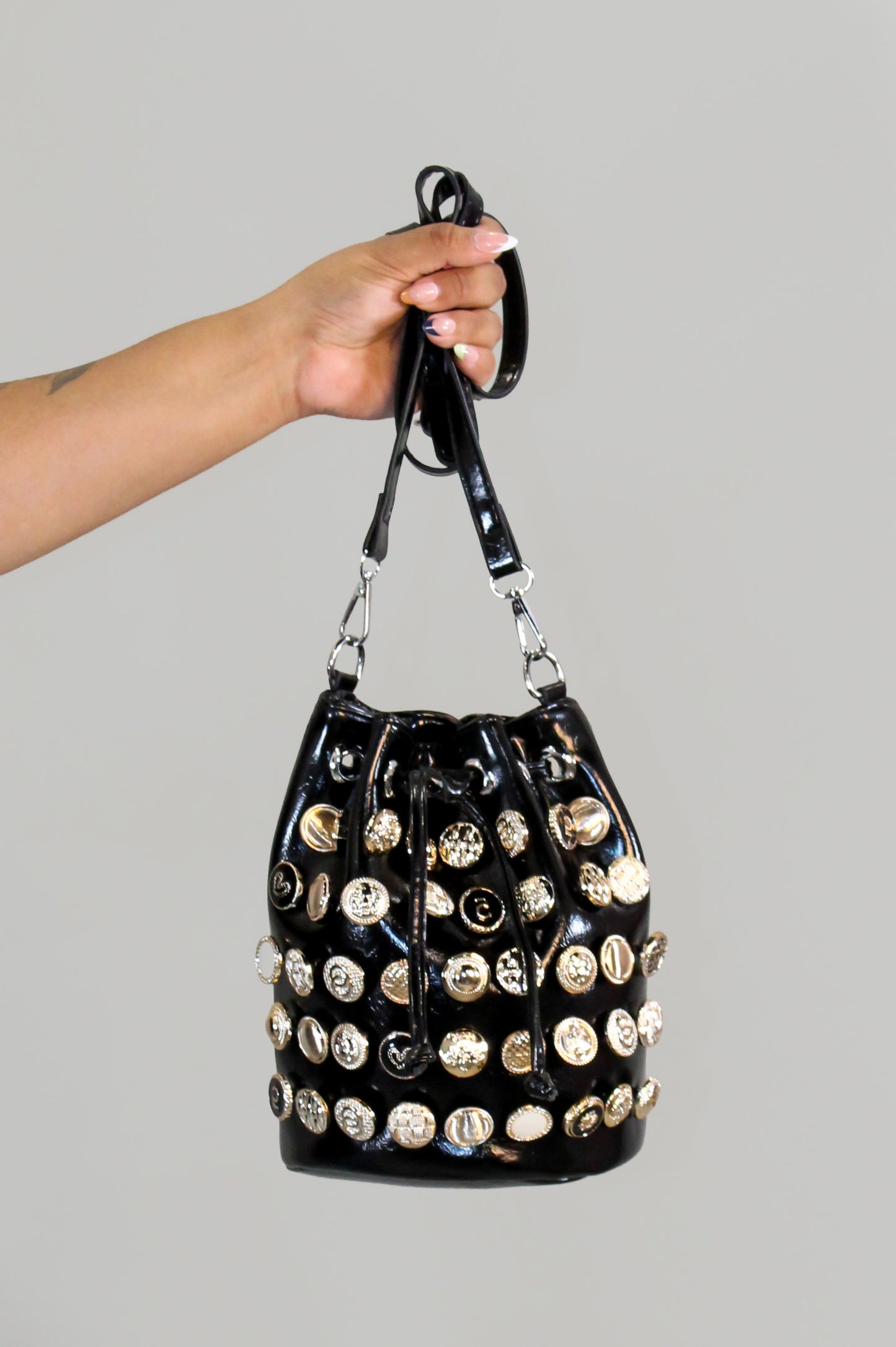 Bambolero Purse - Black & Burgundy