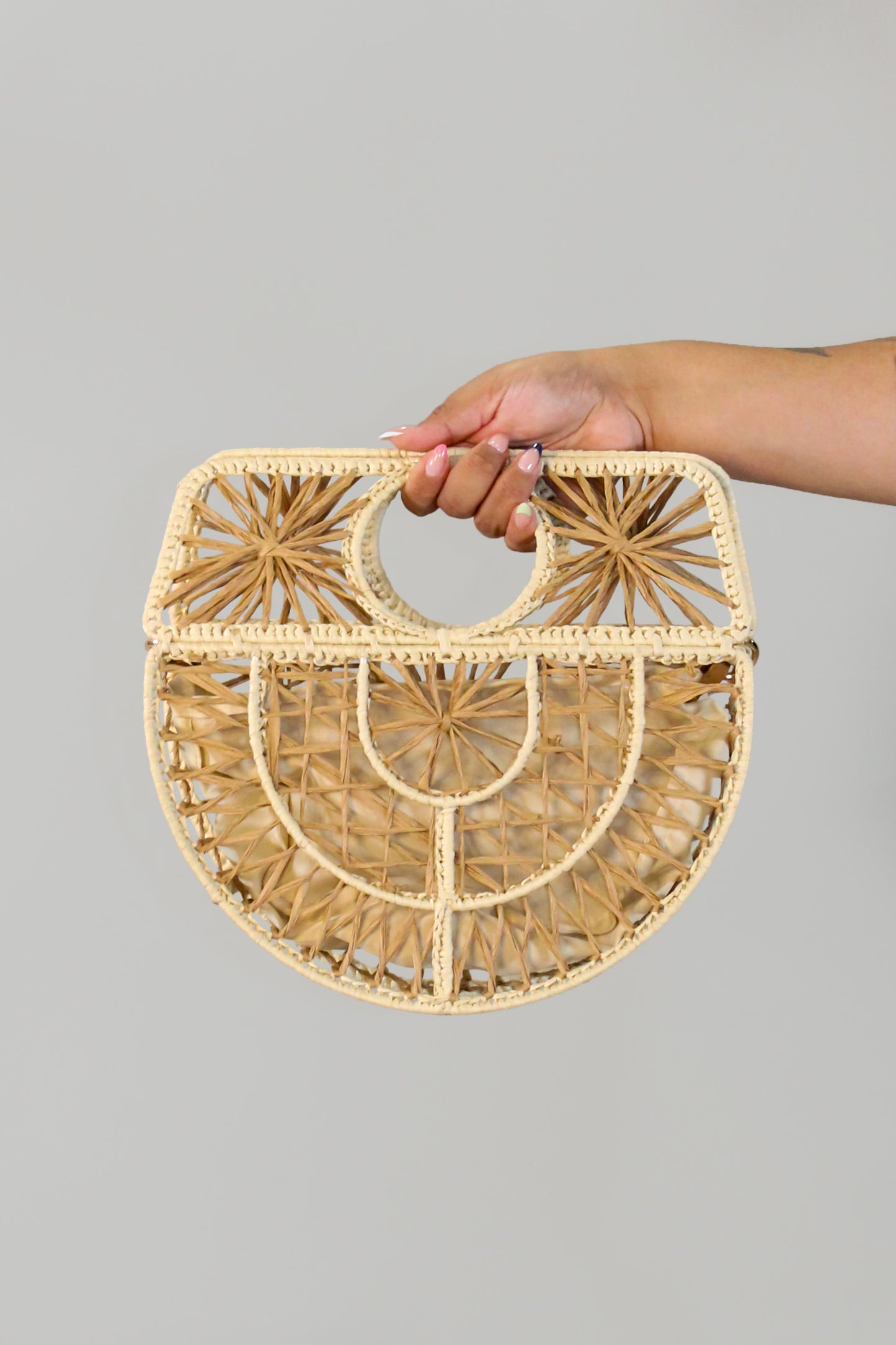 Tulum Walk Purse - Ligh-Wood