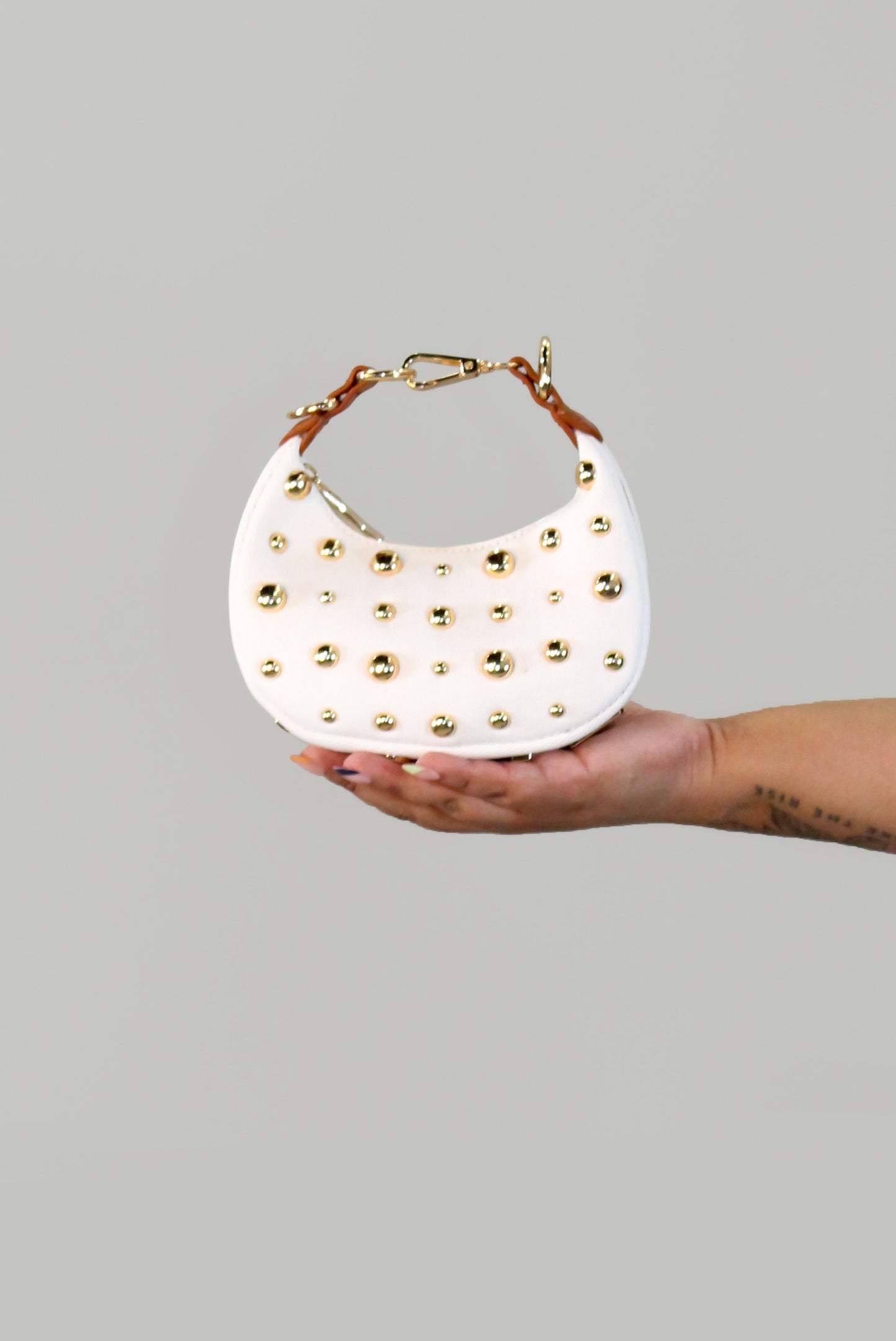 Loving This Purse - Denim-White