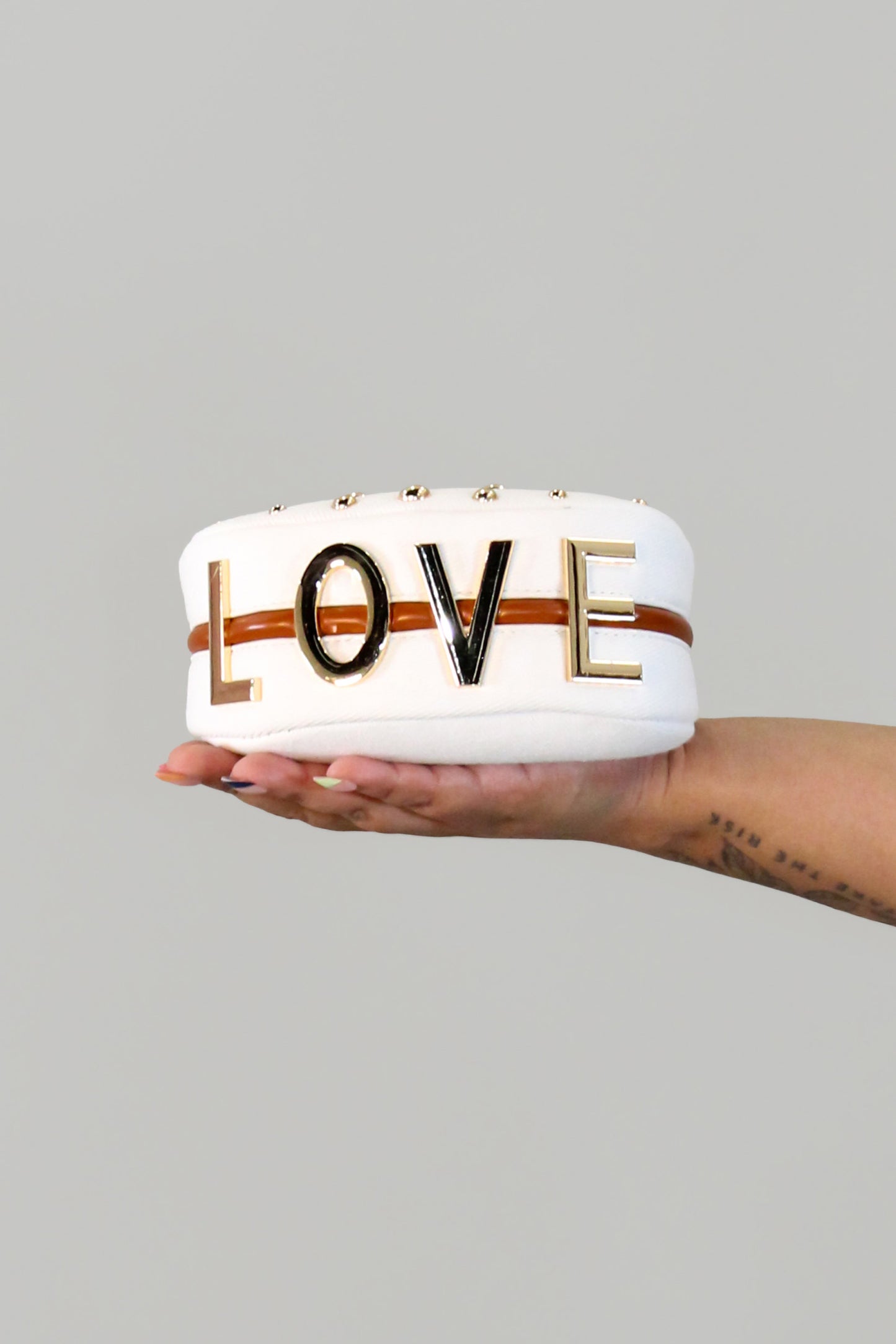 Loving This Purse - Denim-White