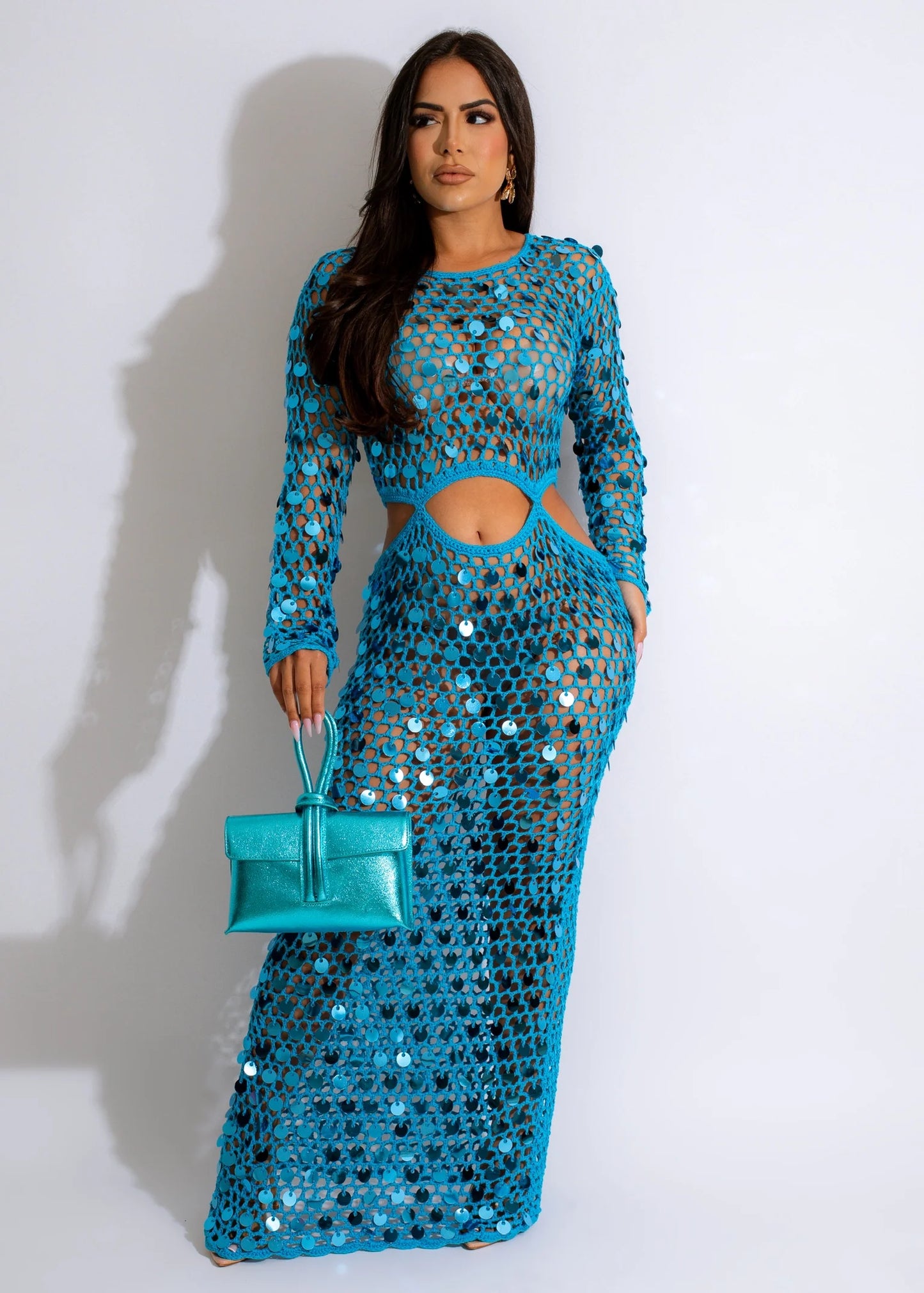 Paradise Dress Maxi Dress - Blue