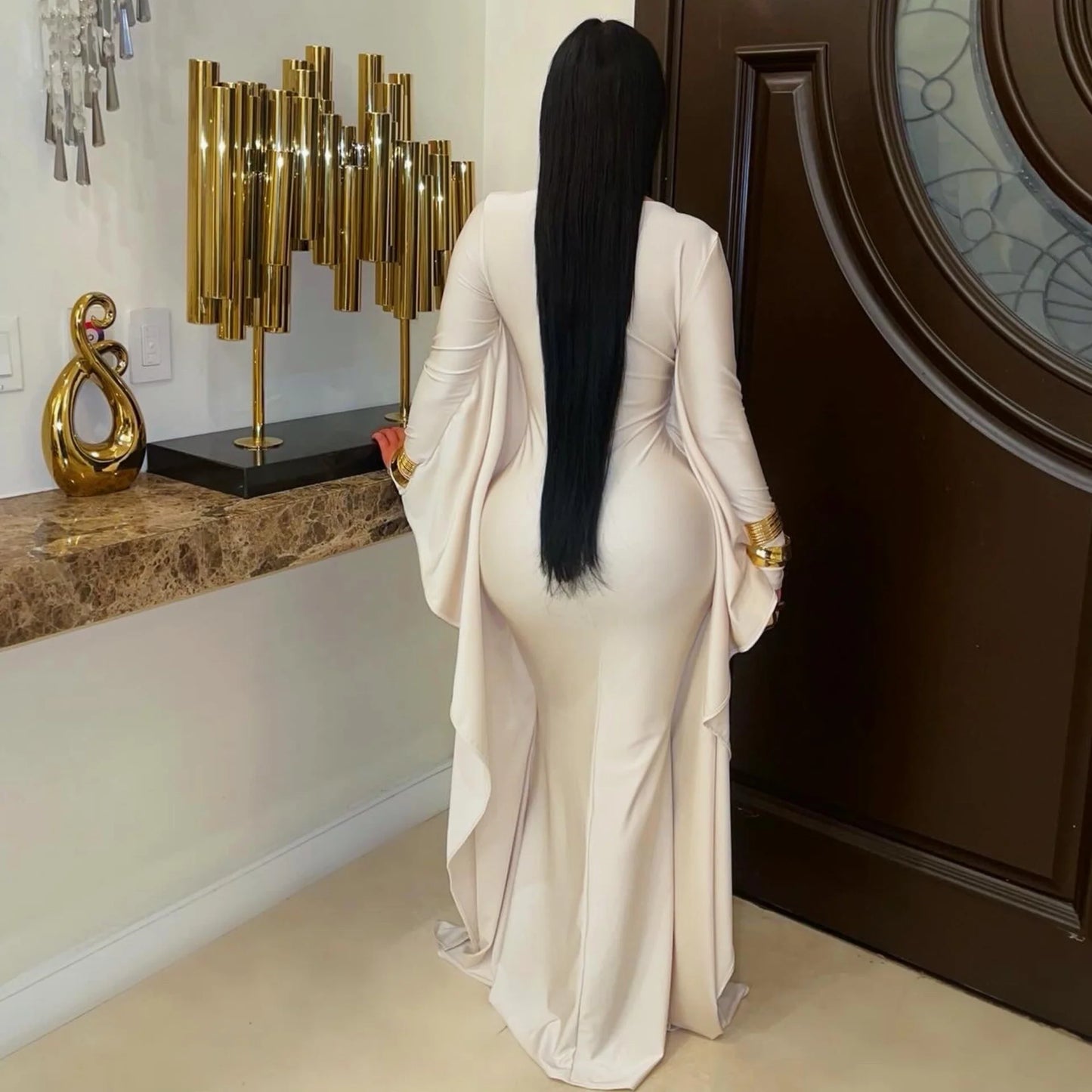 Viola's Maxi Dress - Ivory