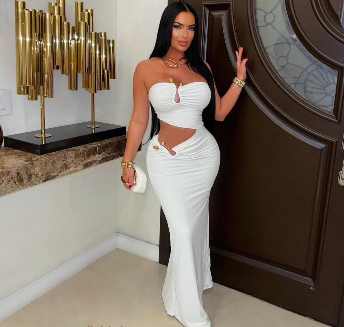 Dancing Under The Sun  Dress - White