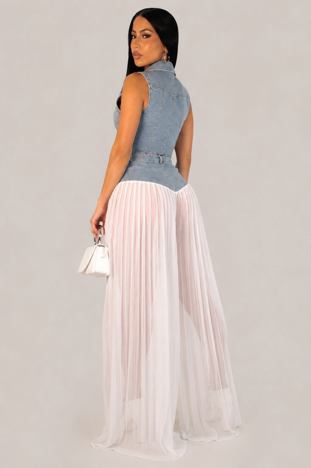 Charlotte Pant Set-White