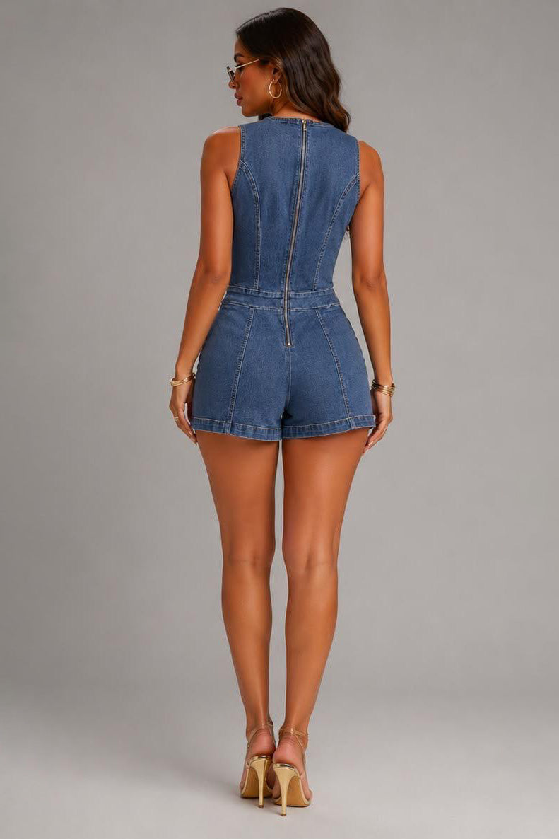Blue Haven Romper - Denim