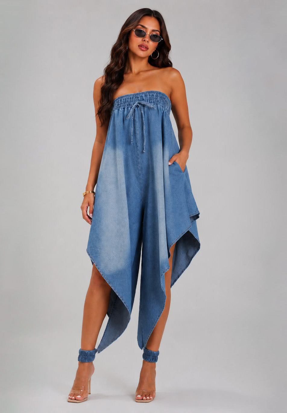 Outlaw Jumpsuit - Denim Wash