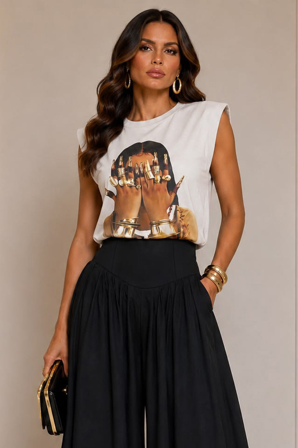 Arianna's Top - Cream