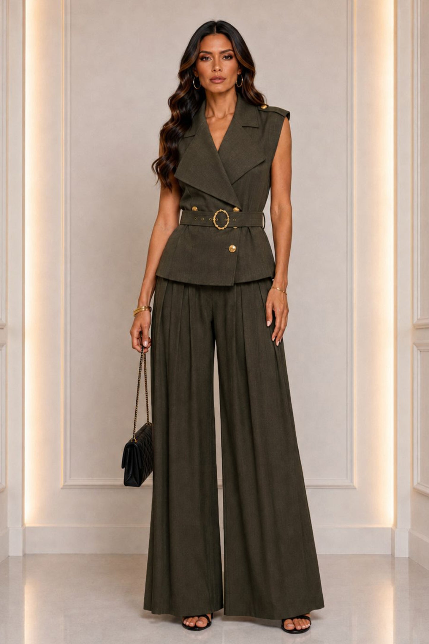 Aurora's Pant Set - Olive