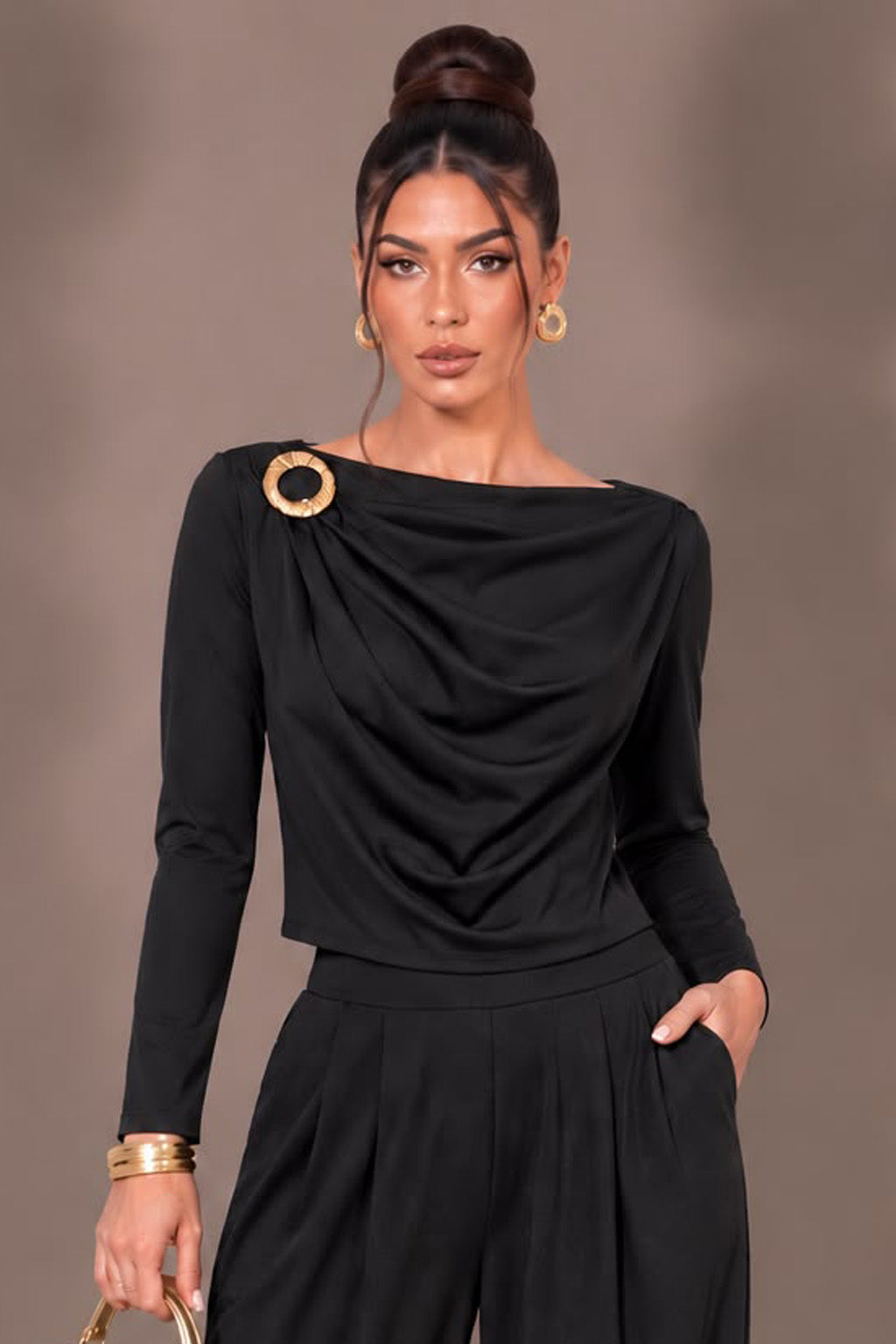 First Class Top - Black