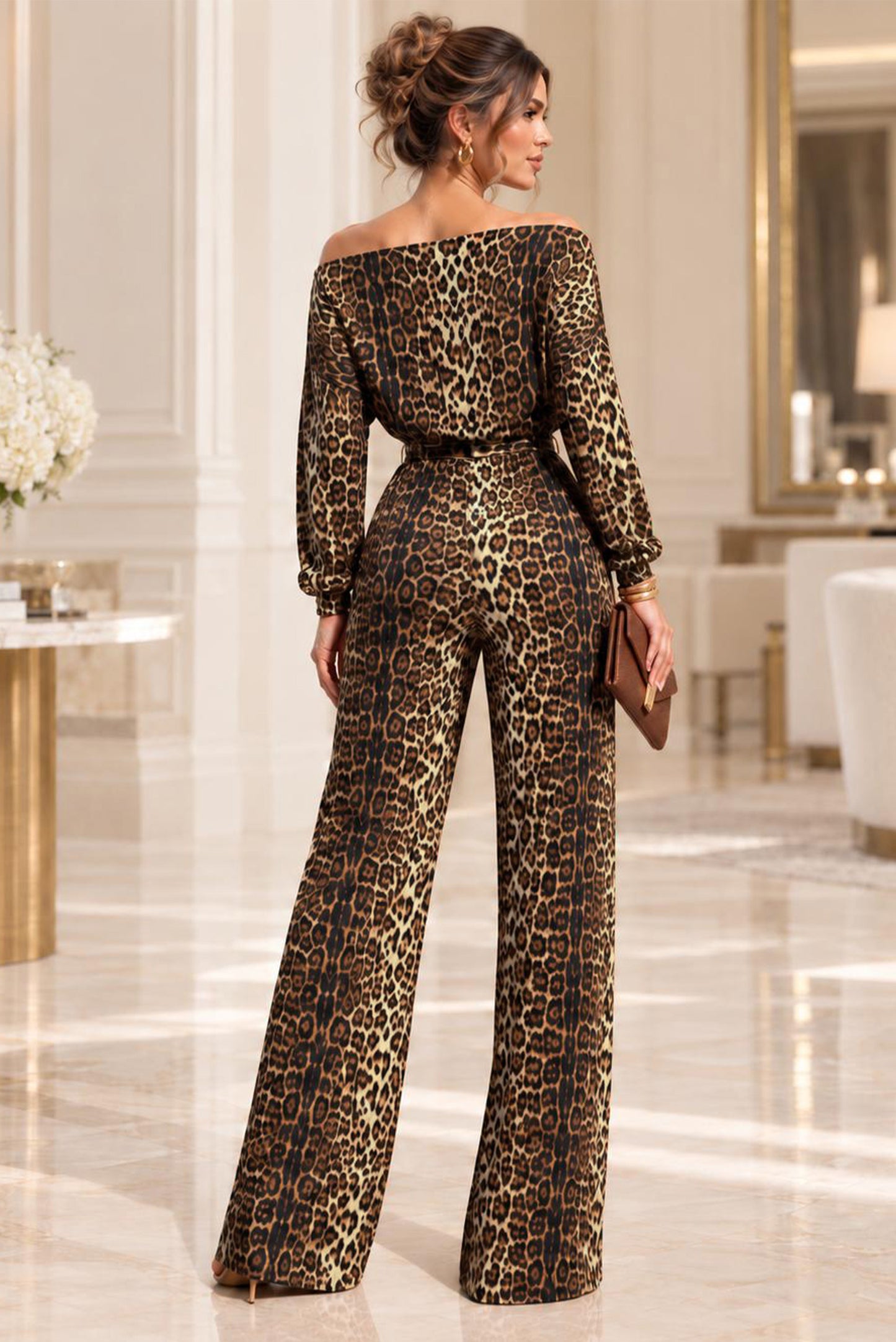 Keeping You Entertained Jumpsuit - Print