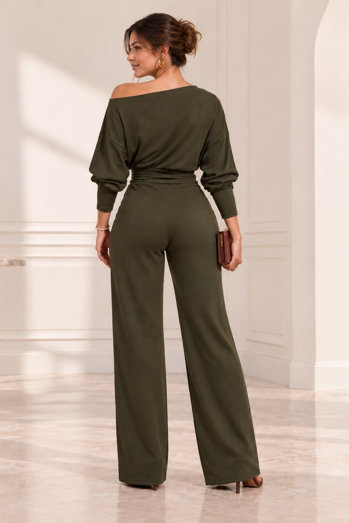 Dojo Style Jumpsuit - Olive