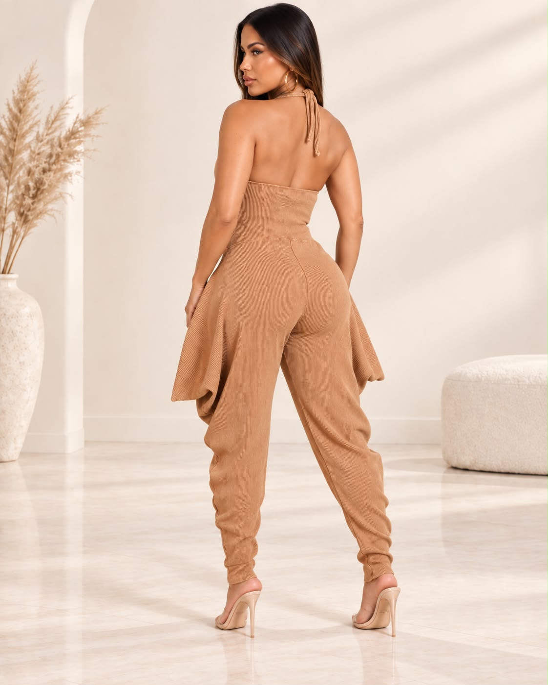 In The Loop Jumpsuit - Brown