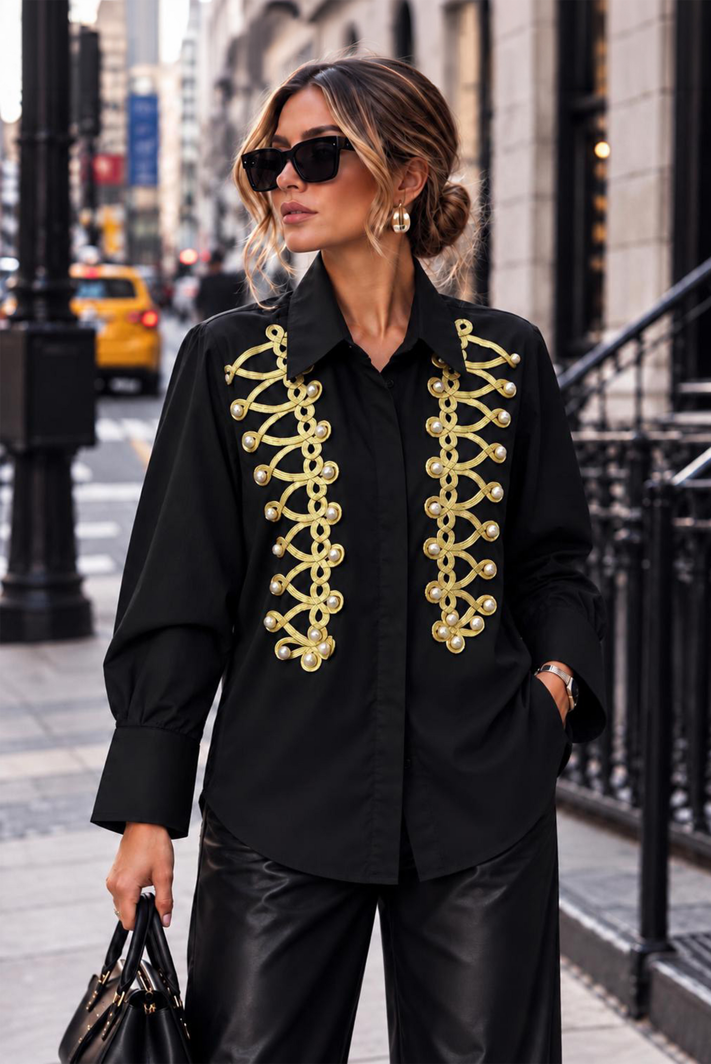 Juliana's Blousa - Black