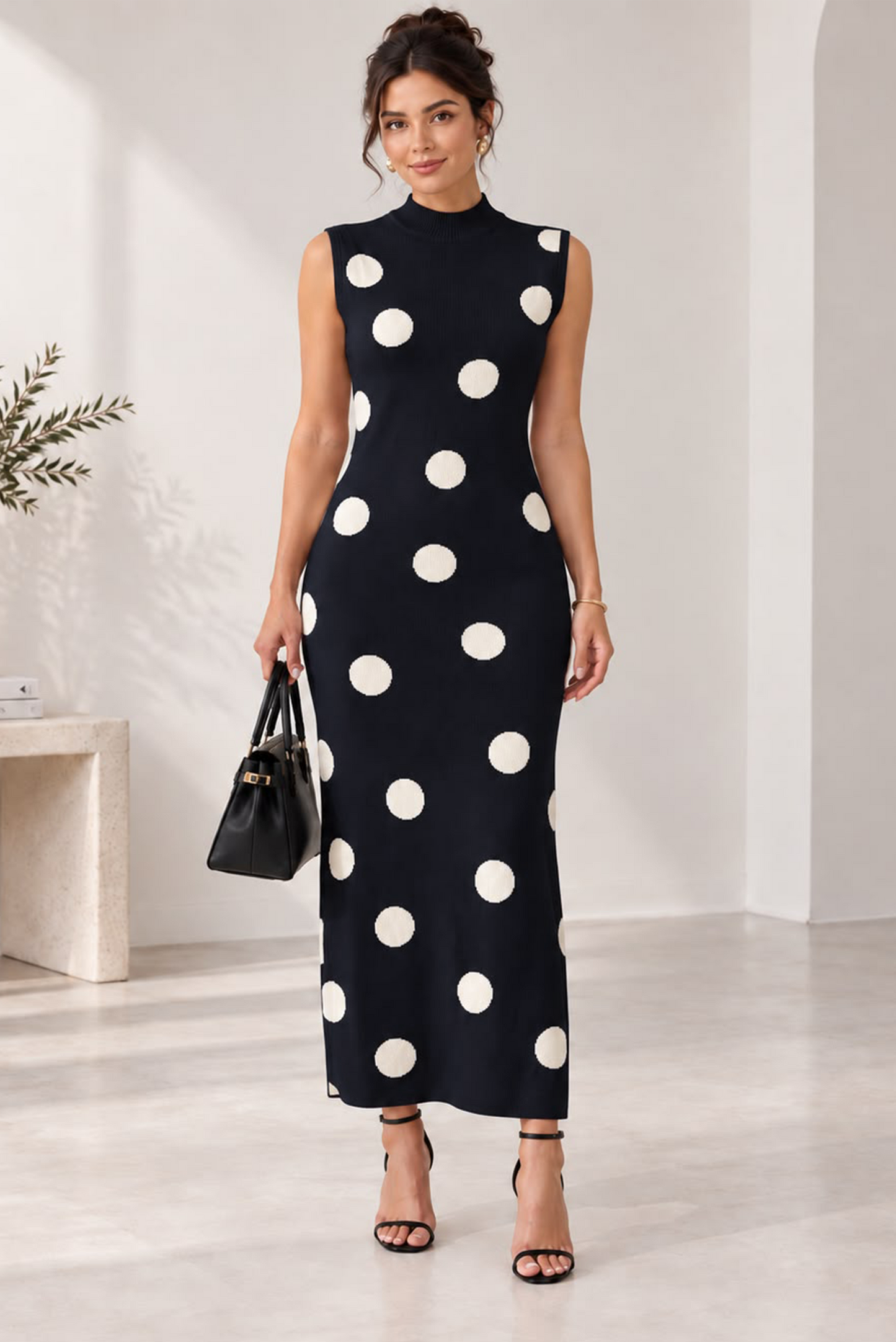 Bow Amour Dress- Black