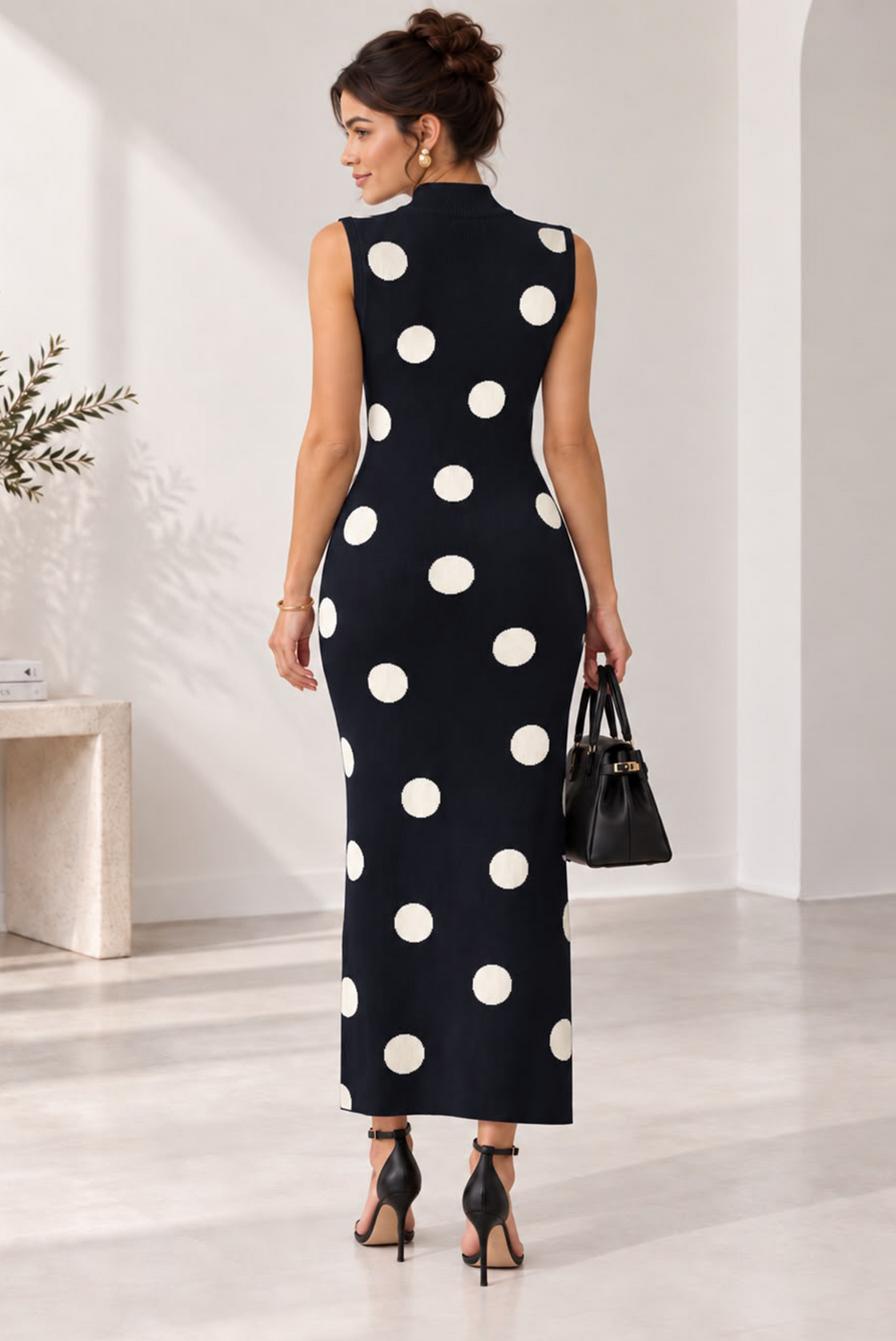 Bow Amour Dress- Black