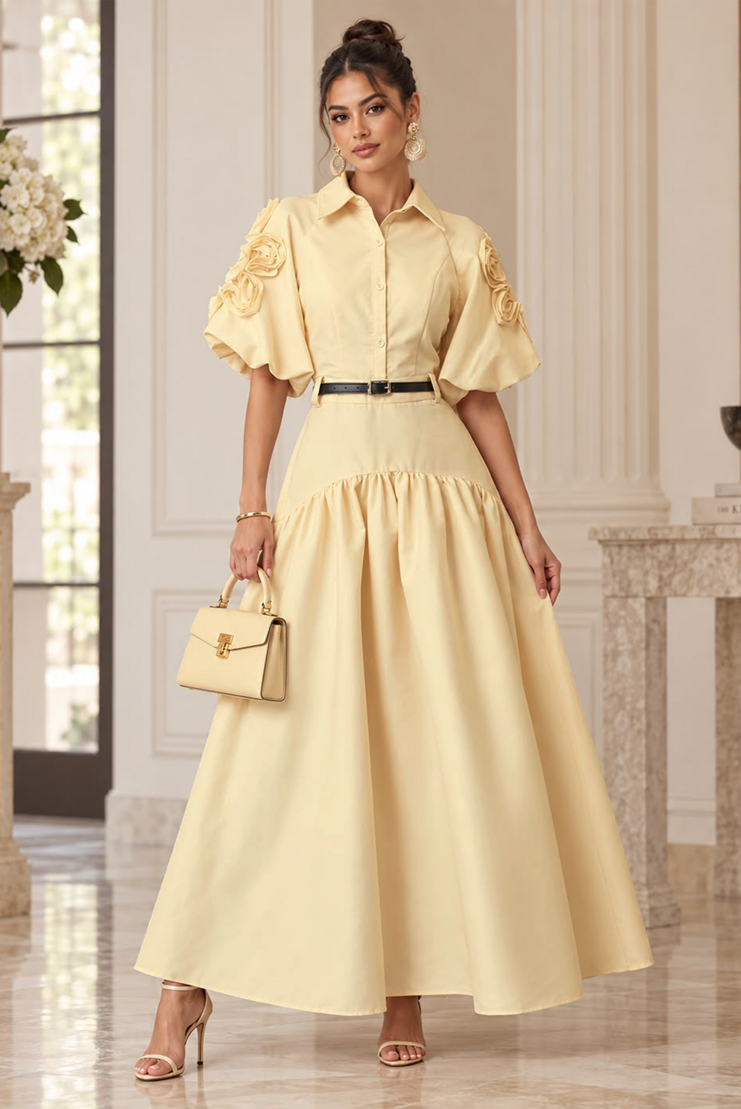 Aveline Dress - Cream