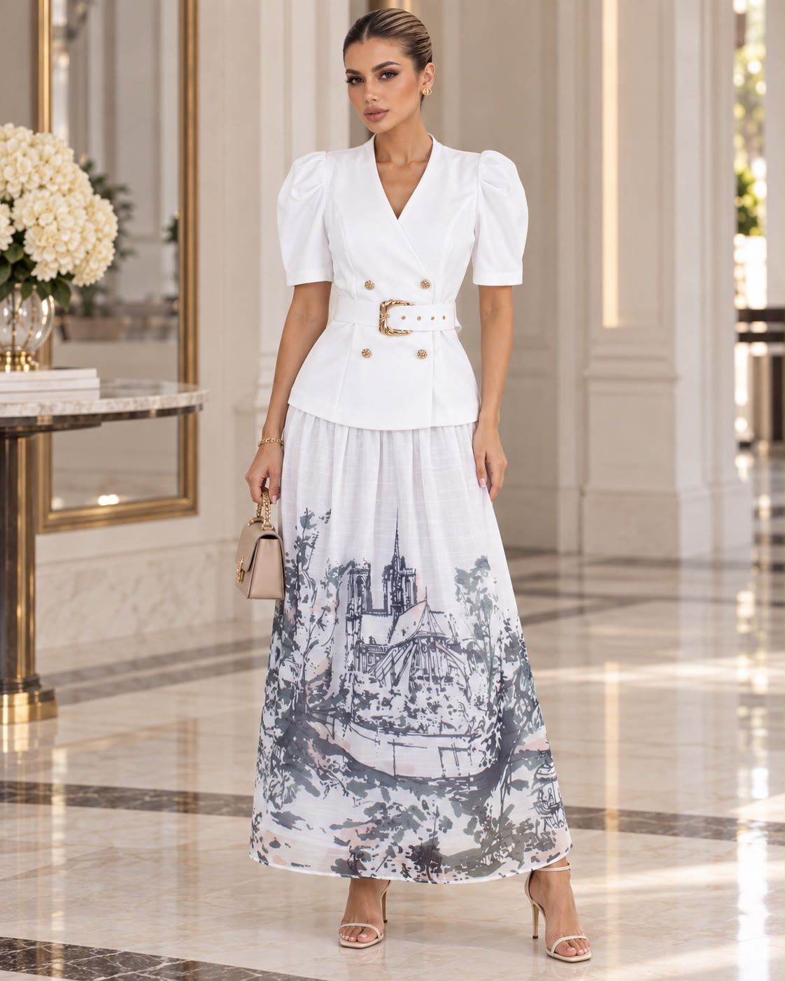 Dream Rush Maxi Dress - White