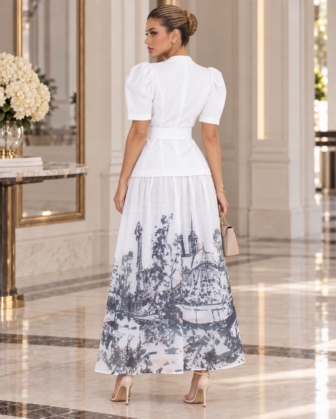 Dream Rush Maxi Dress - White
