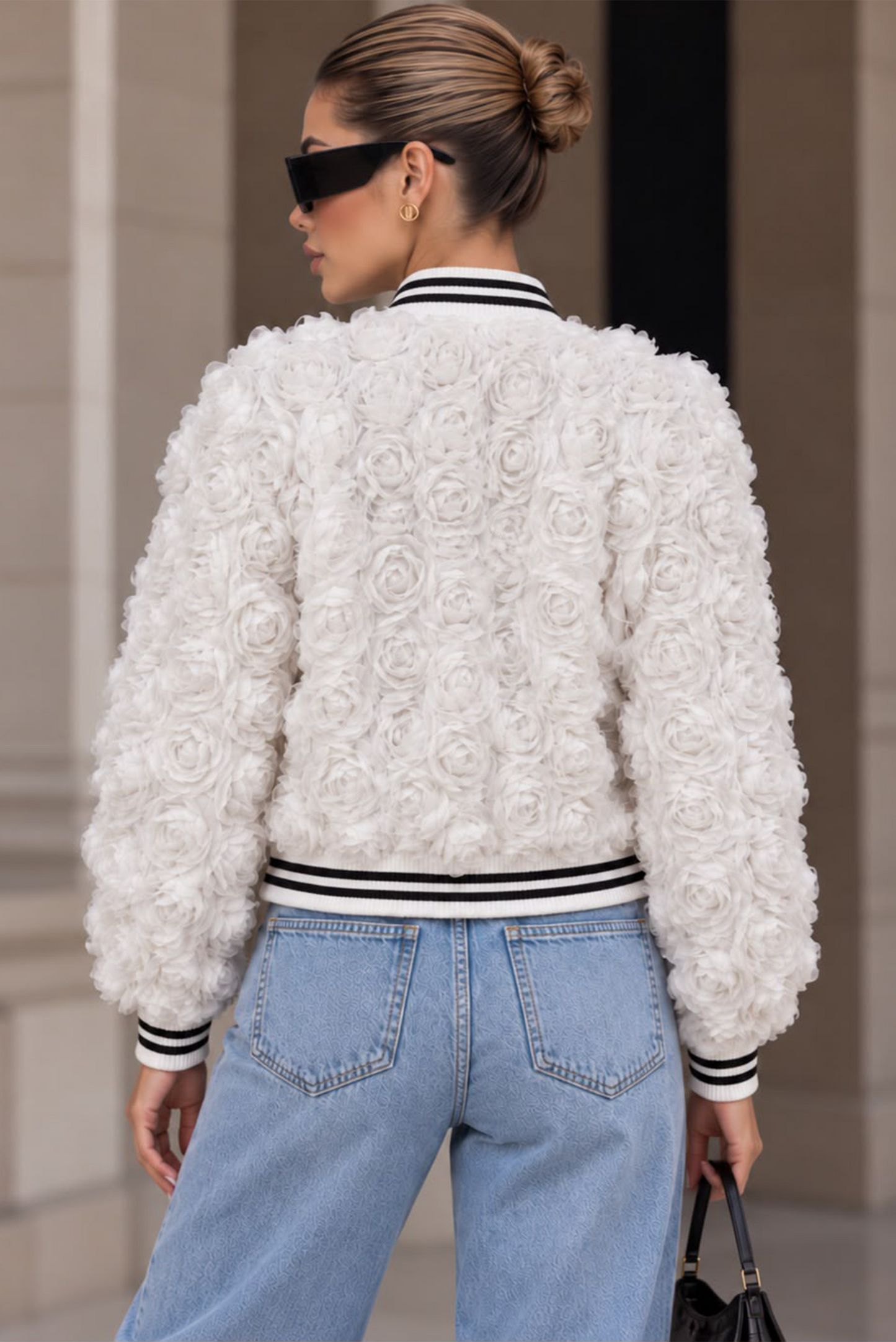 Petals Jacket - White