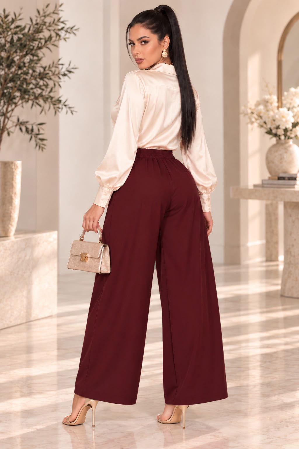 How It Is Pants - Burgundy