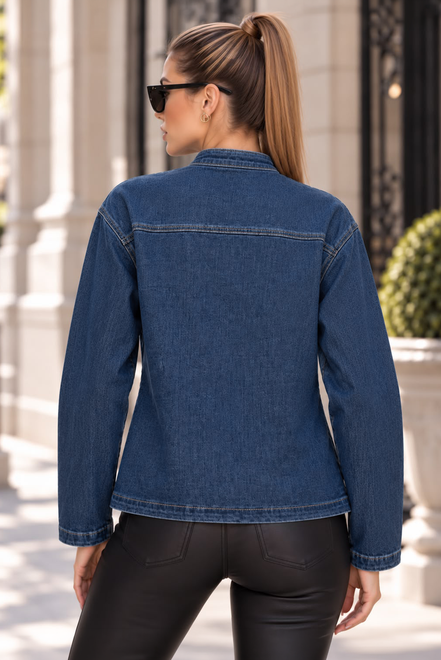 Nova Denim Top - Blue