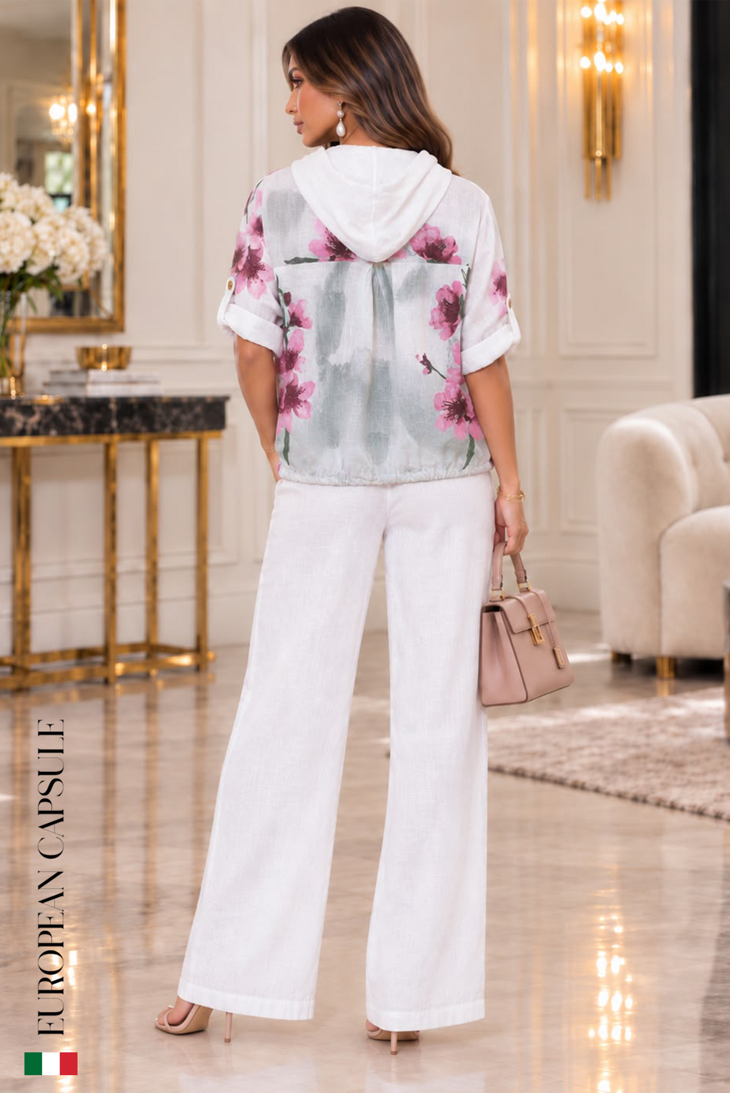 Vernazza Italian Linen Pants - White