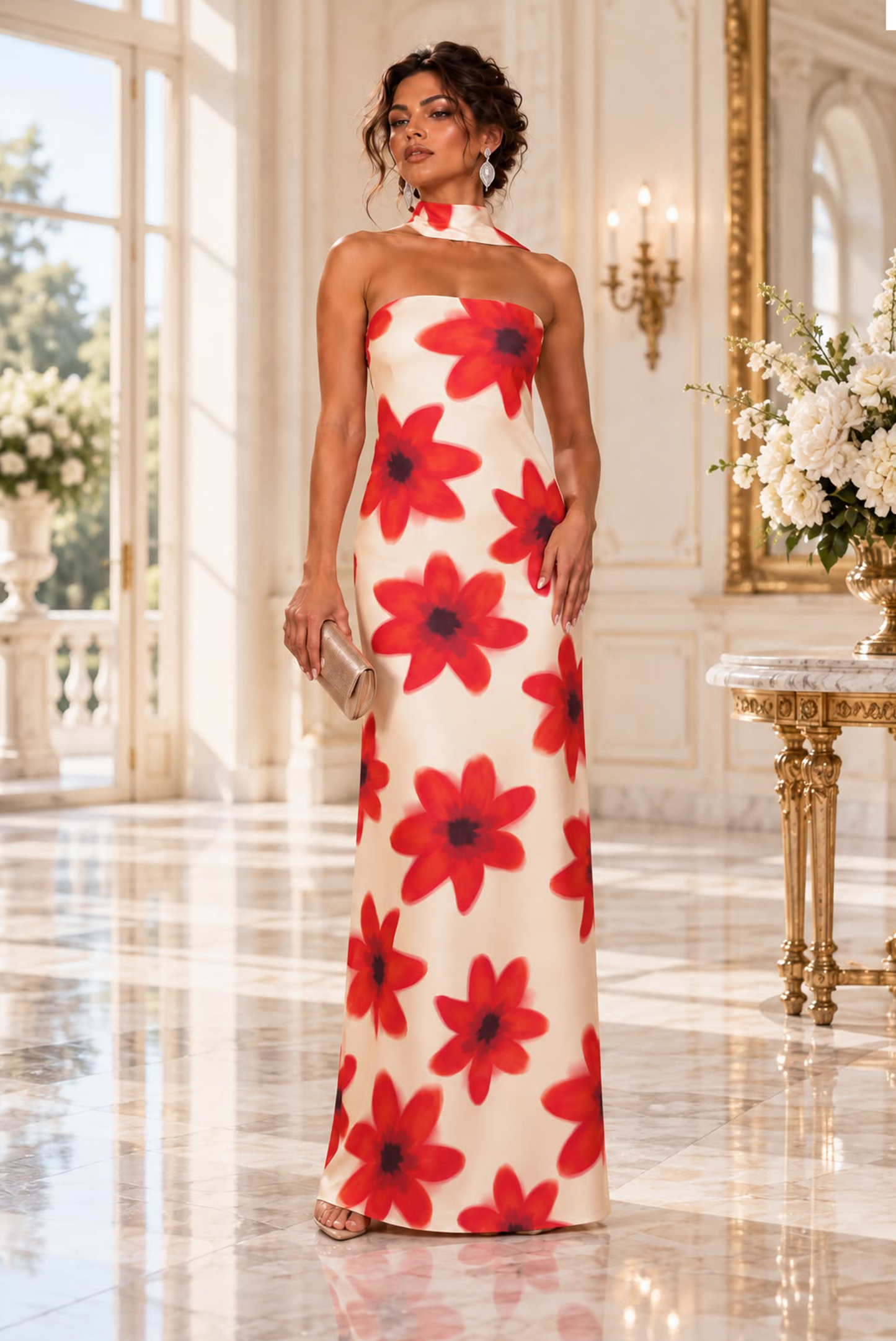 Envision This Maxi Dress- Cream