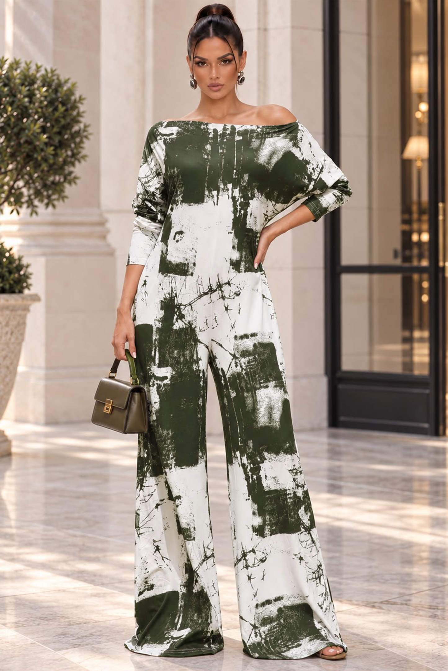 Earth Symphony Jumpsuit - Olive