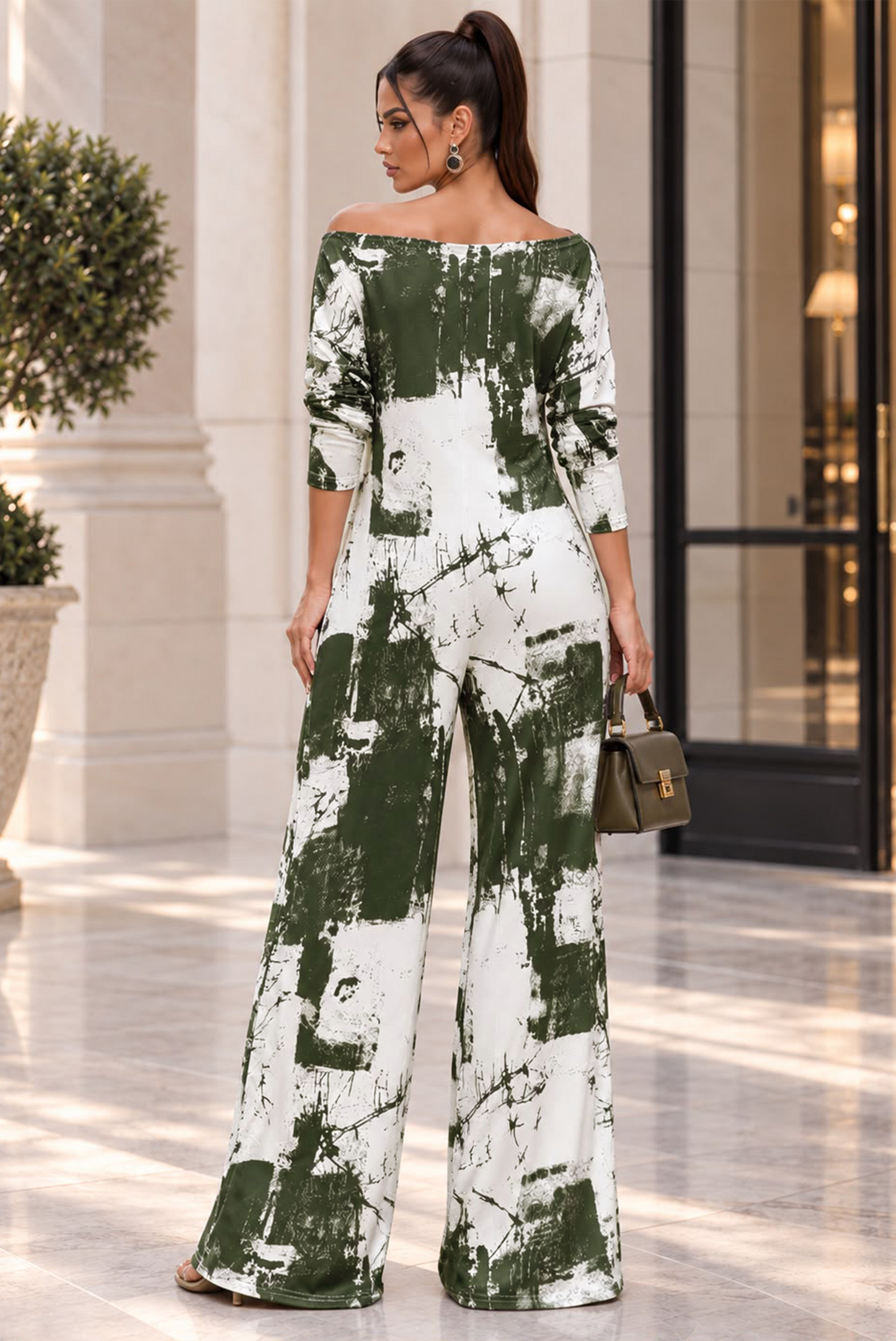 Earth Symphony Jumpsuit - Olive