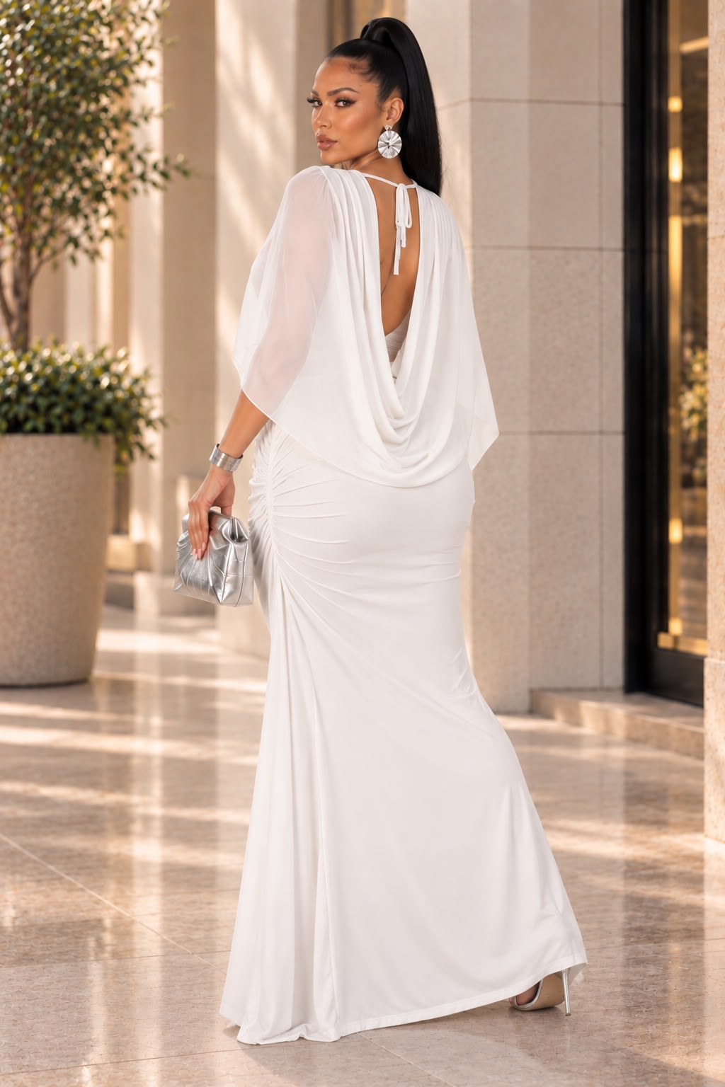 Luxe Silhouette  Dress - Ivory