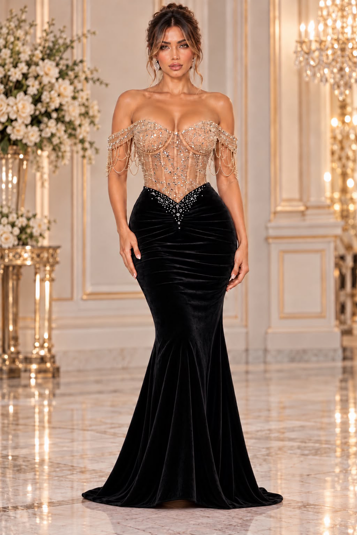 Uncommon Nights Maxi Dress - Black