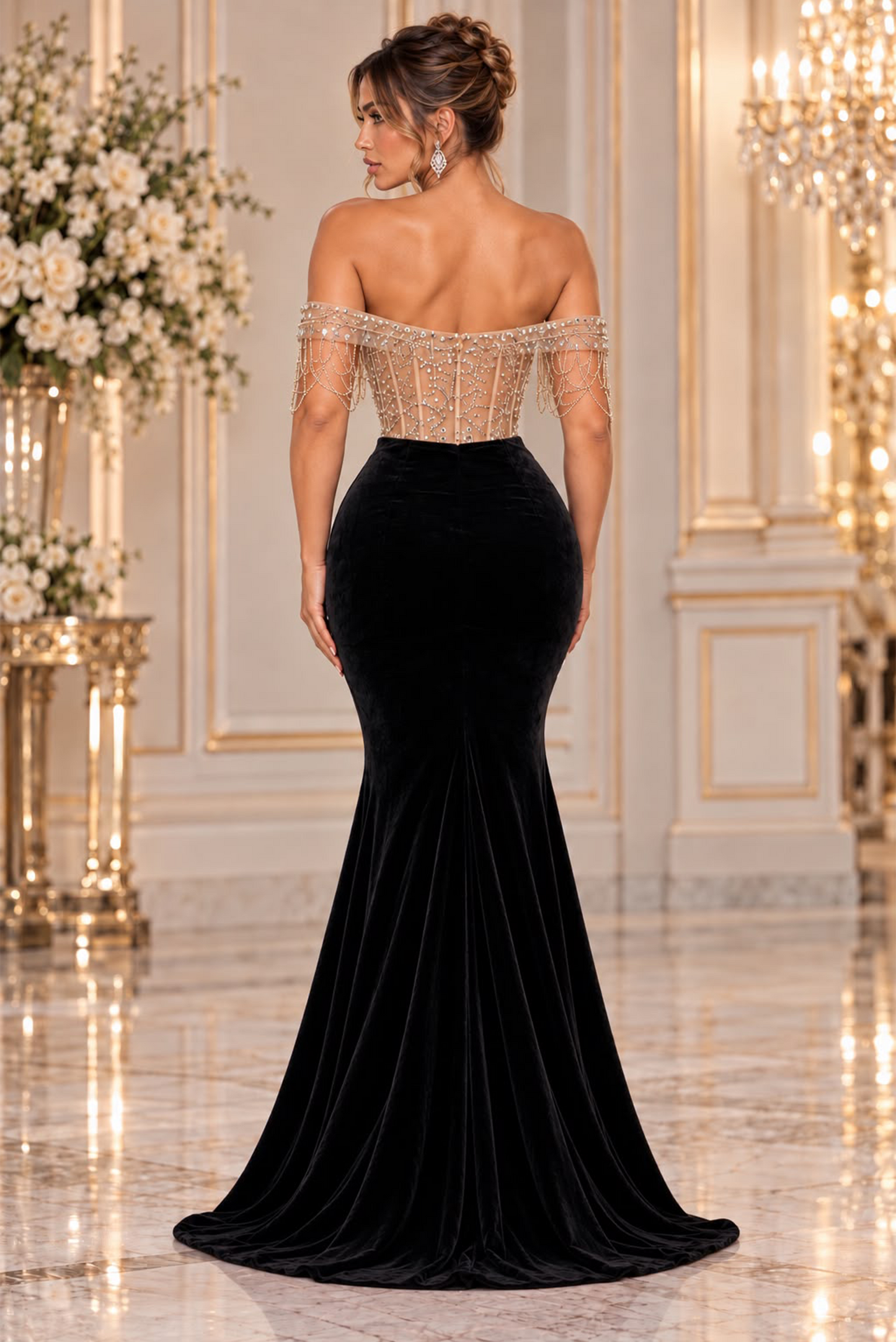 Uncommon Nights Maxi Dress - Black