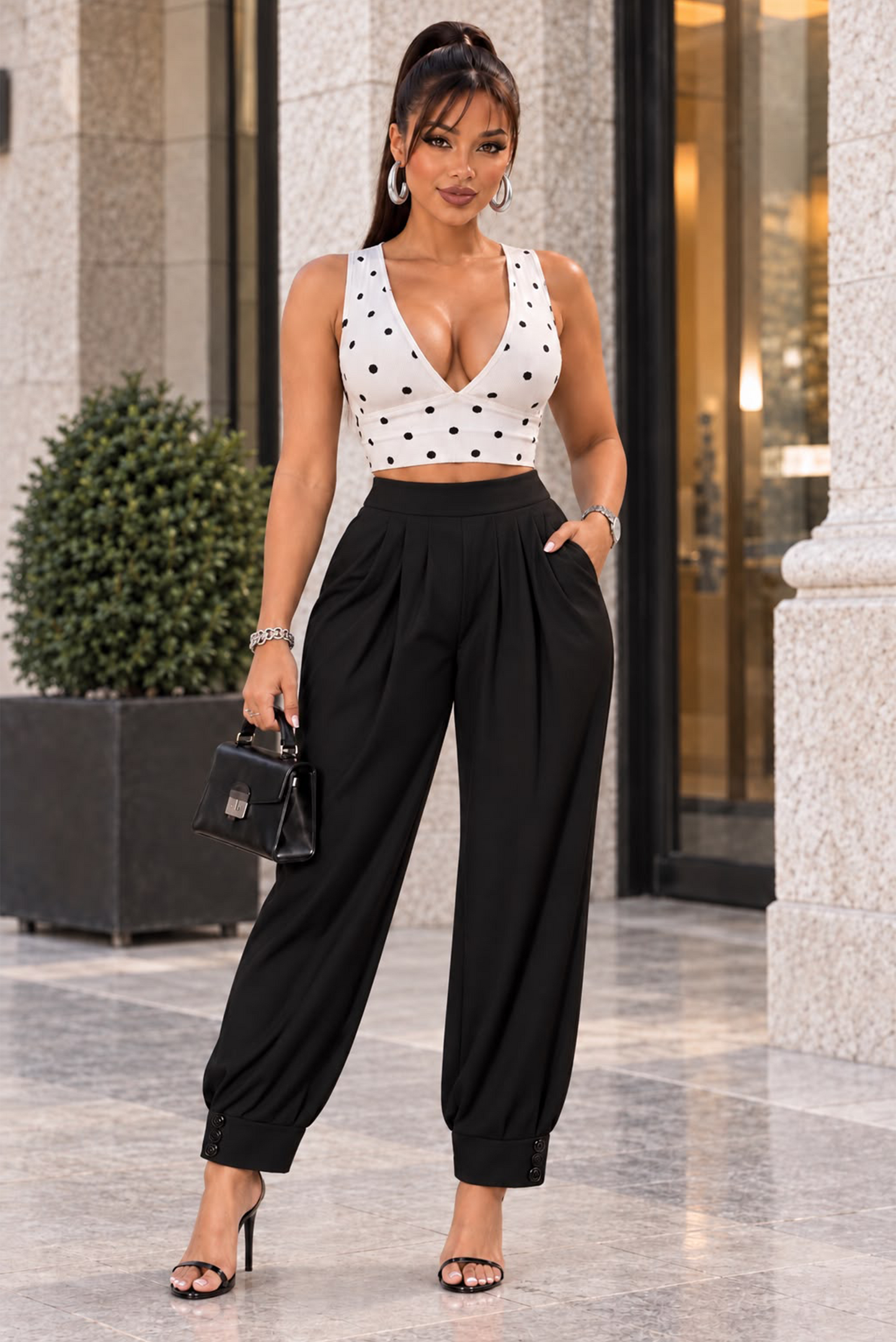 The Hampton Pant - Black