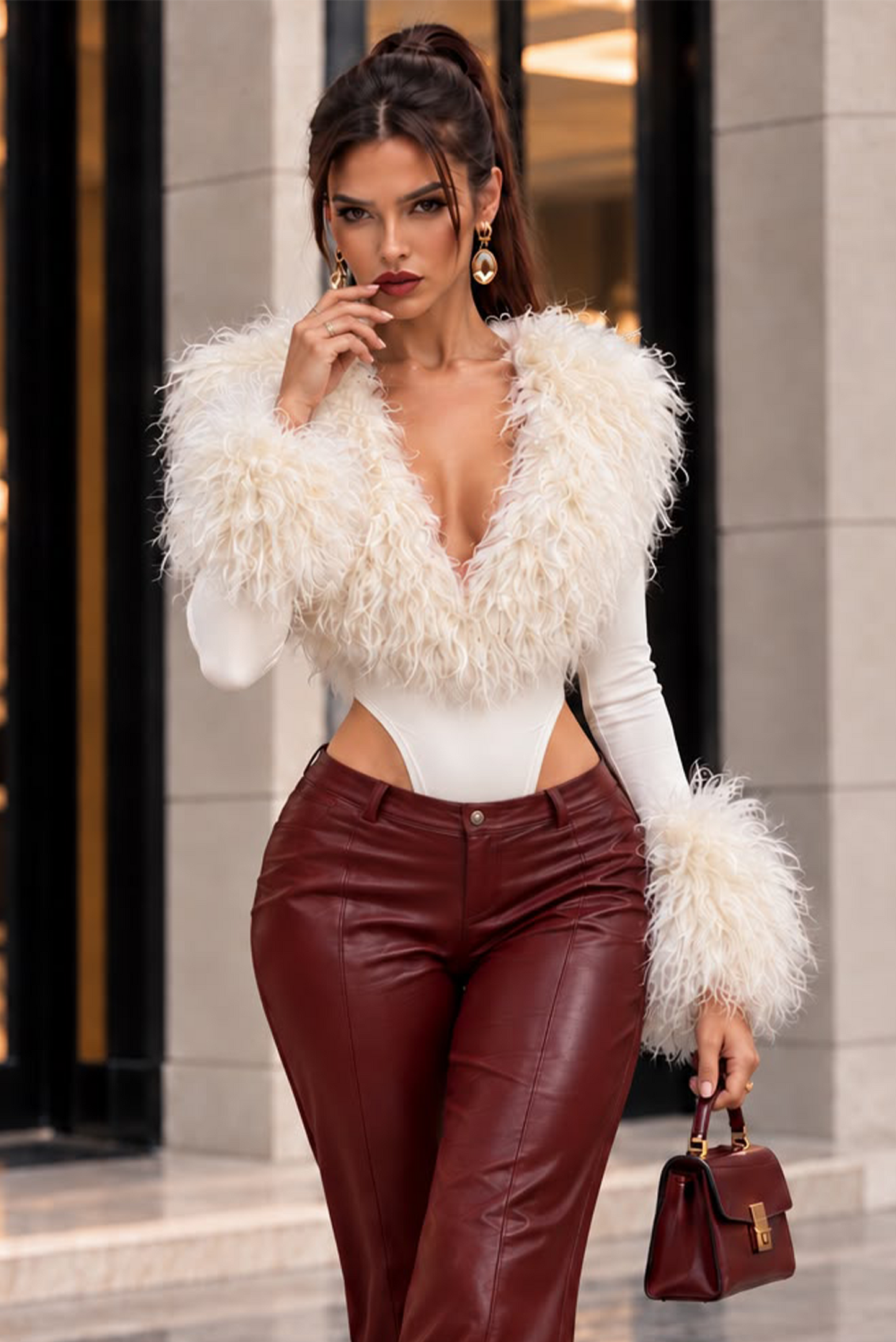 Can't Get Over It Bodysuit - Ivory