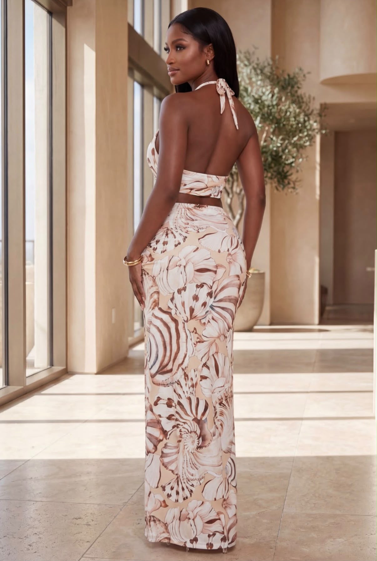 Island Party Skirt Set- Multi